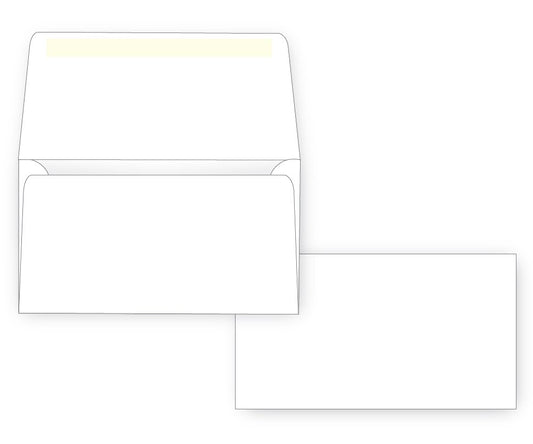 #6 3/4 Remittance Envelope - Wallet Flap - 24# White (3 5/8 x 6 1/2) (Box of 500)