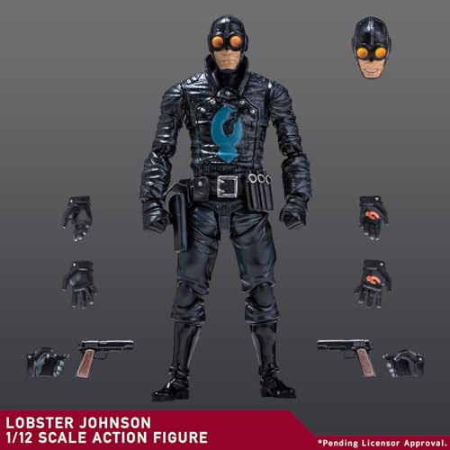 1000 Toys Hellboy: Lobster Johnson 1:12 Scale Action Figure
