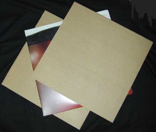 (50) 12 Inch Kraft Brown LP Record Pads - 12 7/16 inches x 12 7/16 inches - Extra Protection for Shipping Records #12NCPAD