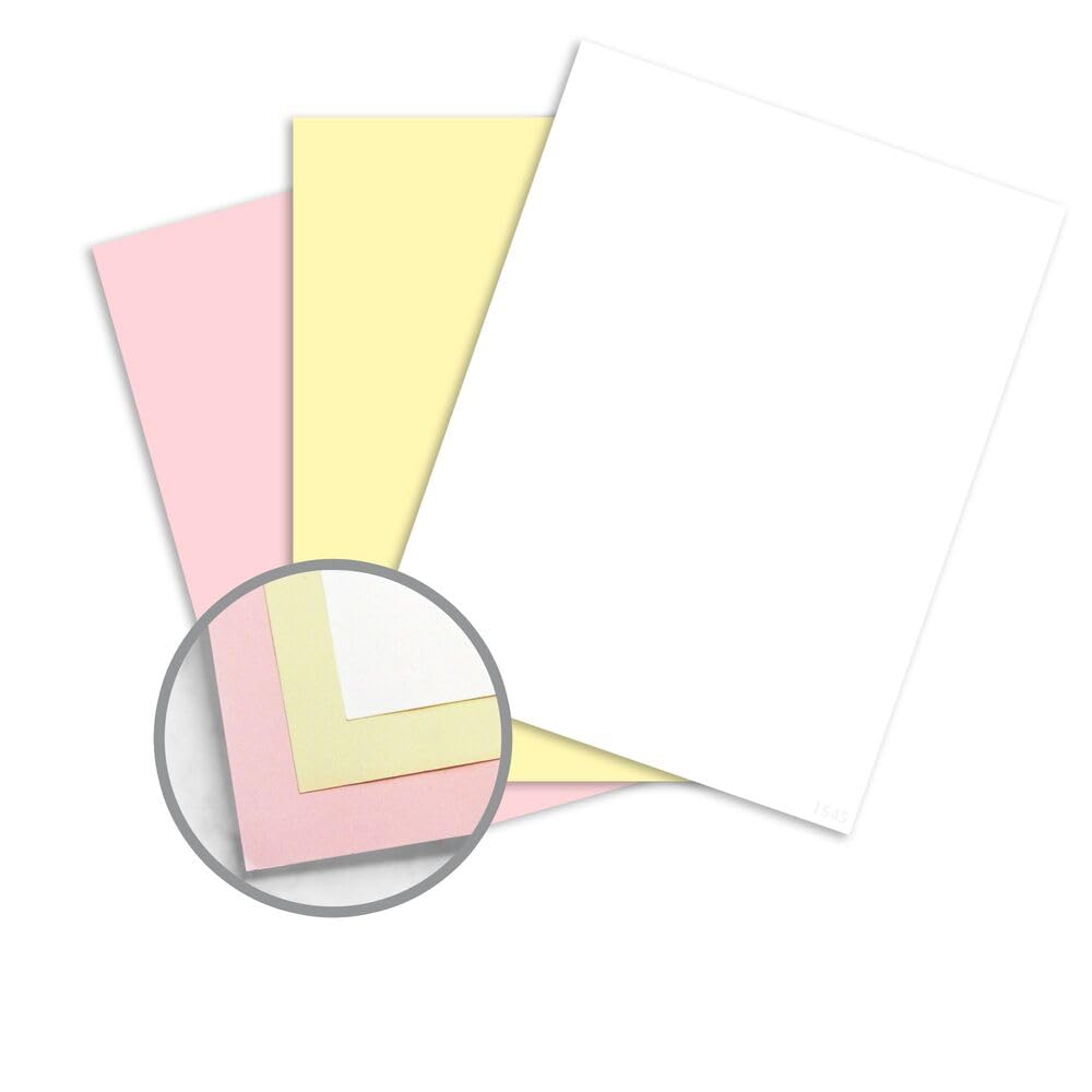 Appvion 5909 Straight Paper, 3-Part, 92GE, 8-1/2-Inch x11-Inch, 500SH/PK
