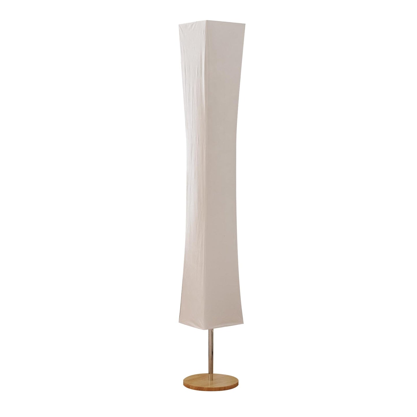 Soft Light Floor Lamp, 58 inch Simple Design Morden 3 Color Lighting Remote Control LED lamp with Tyvek Fabric Shade,Brightness Adjustable for Living Room Bedroom Game Room