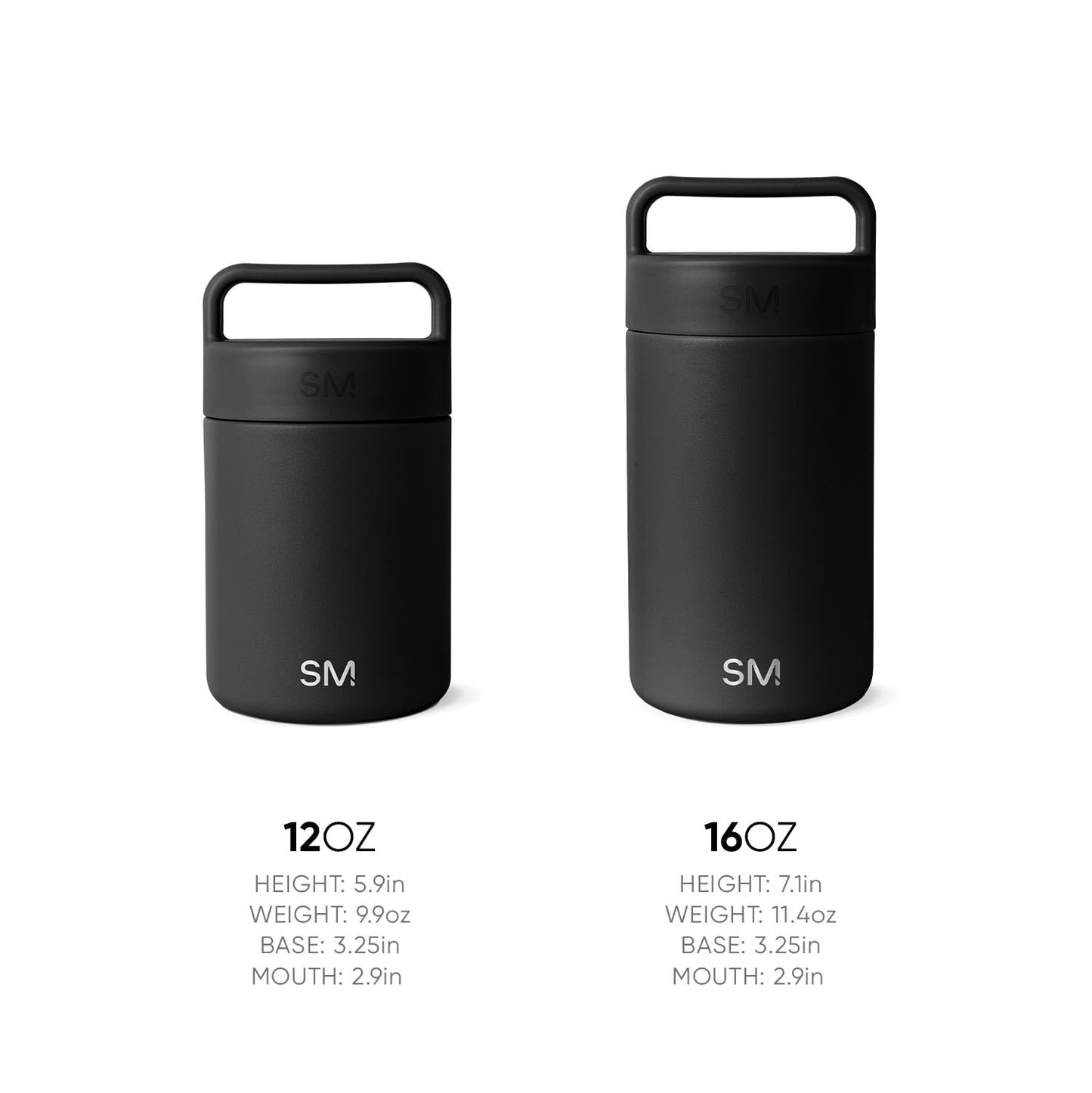 Simple Modern Food Jar for Hot Food | Reusable Stainless Steel Vacuum Insulated Leak Proof Lunch Storage for Smoothie Bowl, Soup, Oatmeal | Provision Collection | 16oz | Sea Glass Sage