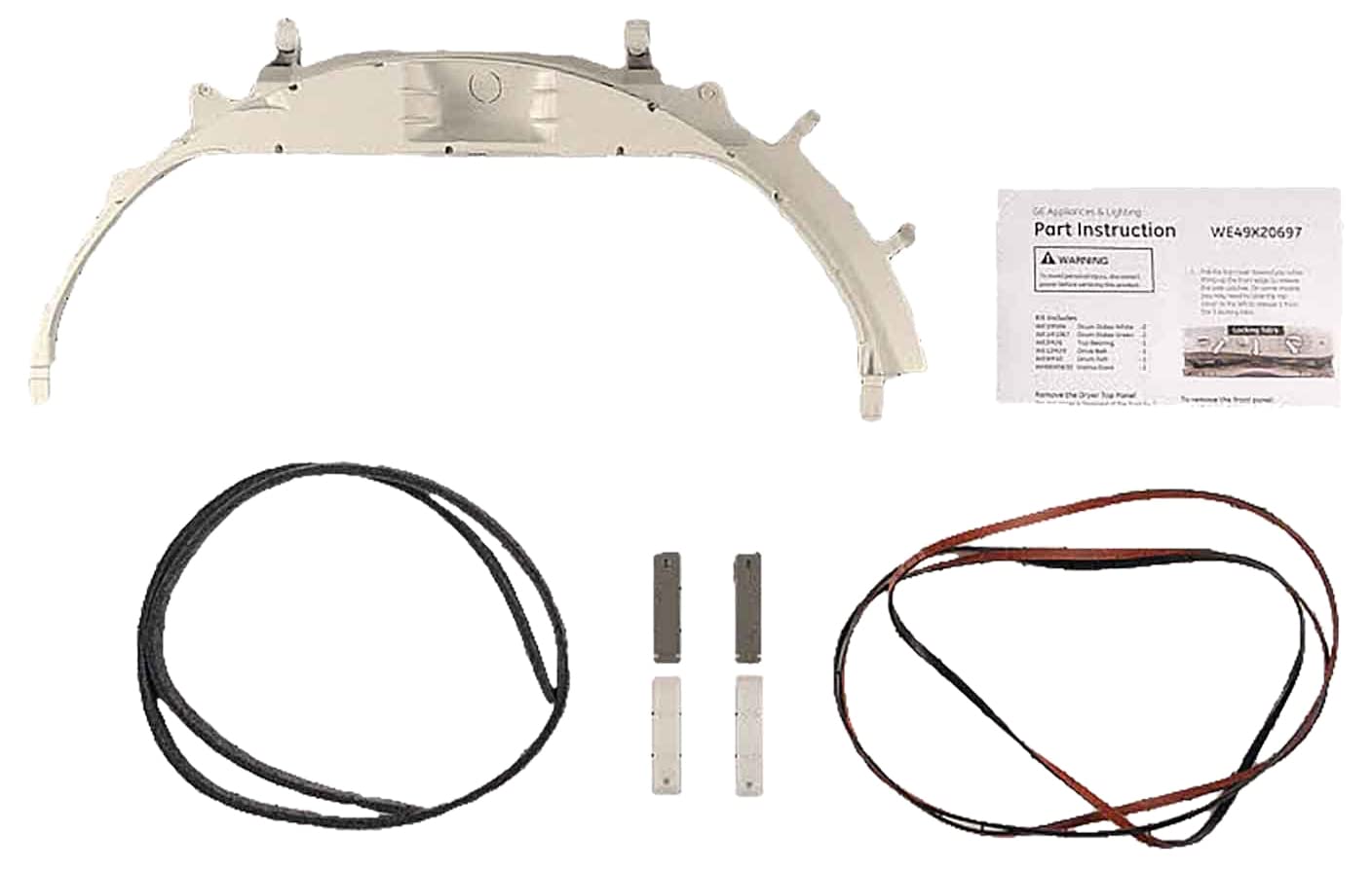 GE WE49X20697 Genuine OEM Bearing Repair Kit for GE Top-Load Dryers
