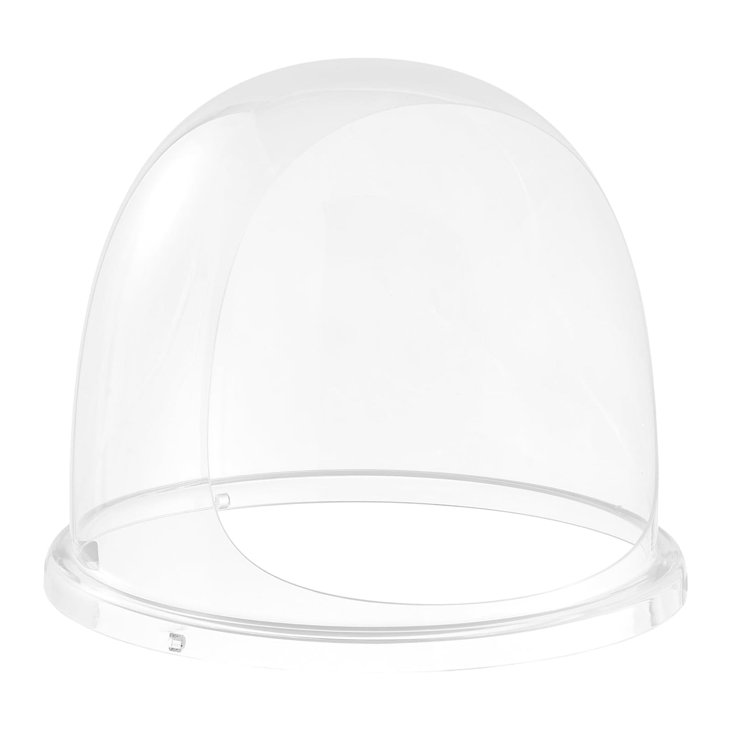 VEVOR 16 Inch Cotton Candy Machine Cover, Transparent Acrylic Dome Bubble Shield Compatible with 15inch Commercial Cotton Candy Floss Maker Bowl for Party, Shops, Bottom Groove Design