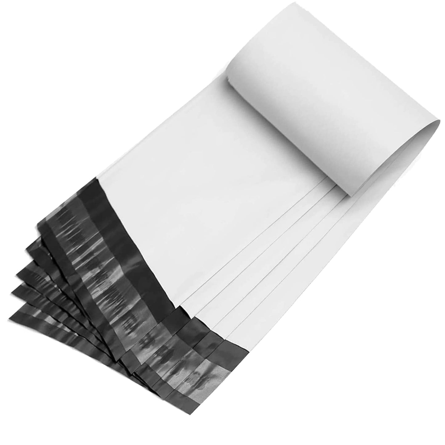 Poly Mailers Long Shipping Bags 12x43 Inch 50 Pack Envelopes Bag for Unique Items Storage Packaging, White Self Sealing Waterproof Mailing