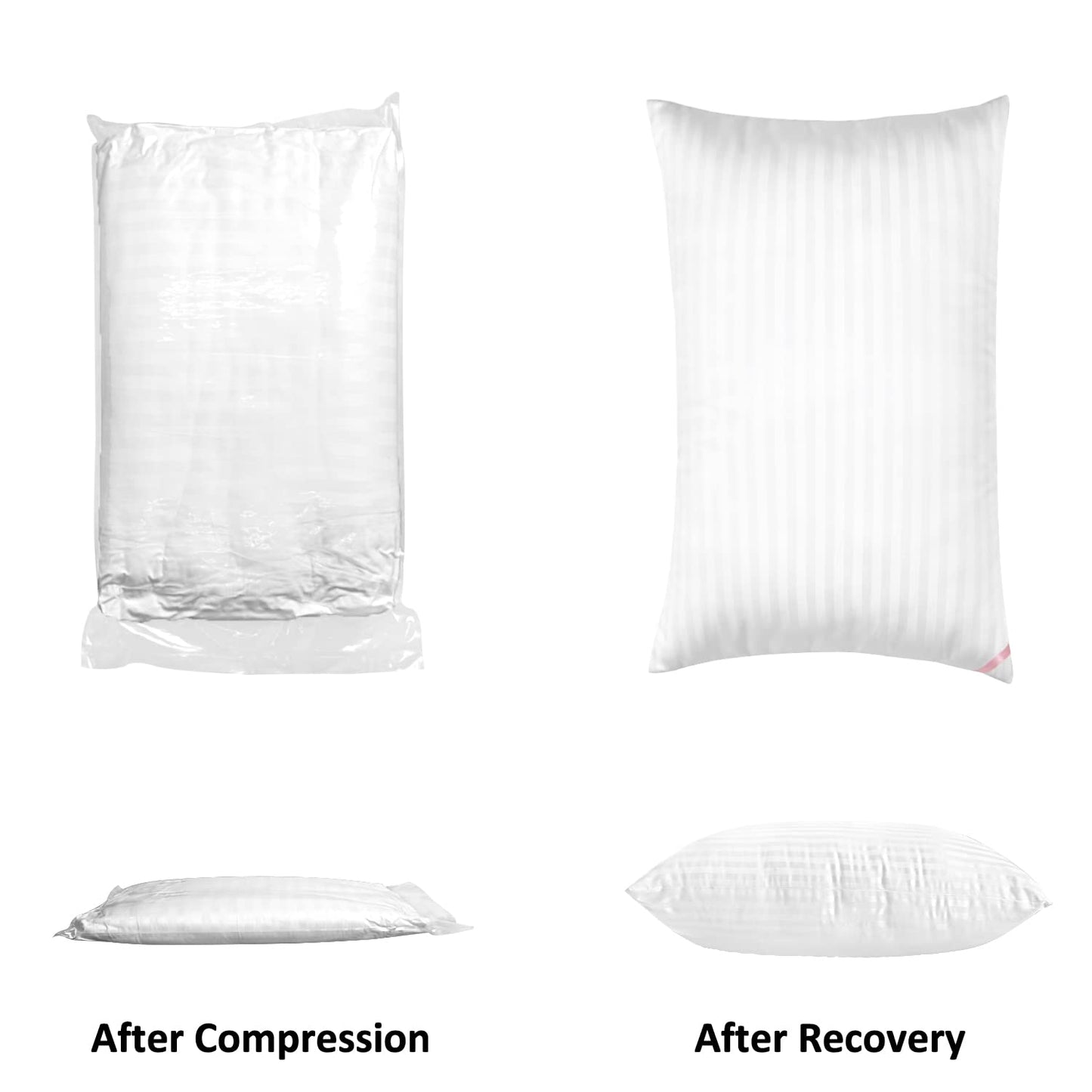 EIUE Hotel Collection Bed Pillows for Sleeping 2 Pack King Size,Pillows for Side and Back Sleepers,Super Soft Down Alternative Microfiber Filled Pillows,20 x 36 Inches