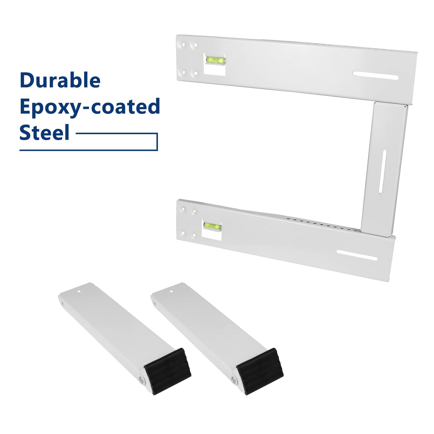 Wintcomfort Window Air Conditioner Bracket, Heavy Duty AC Support with 2 Arms, Up to 200 lbs, Universal Fit 5,000 to 22,000 BTU Window Units