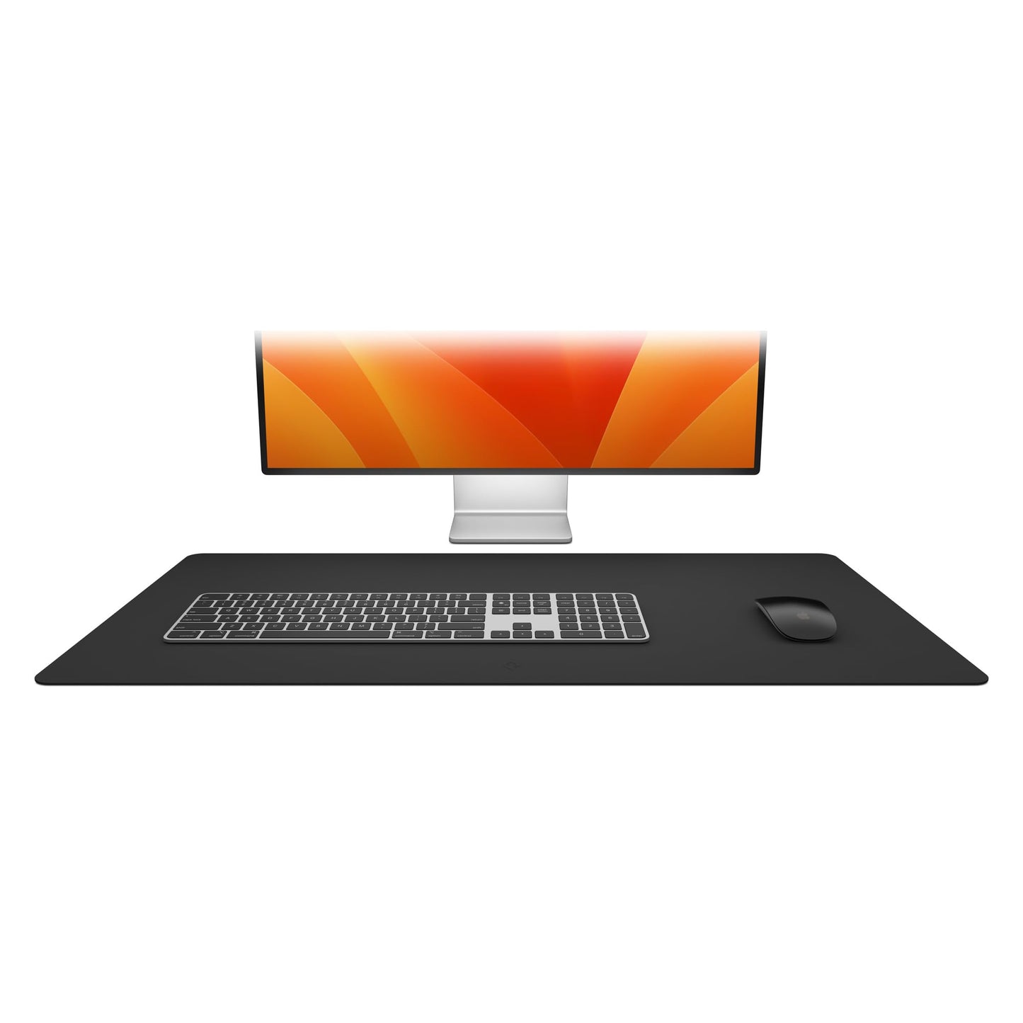 Twelve South Sustainable Leather Large Desk Pad - Desk Mat for Computer, Mouse Traction Surface, Desk Protector, Large Mouse Pad, Moisture and Heat Resistant, Non-Slip Desk Pad, Spill Resistant, Grey