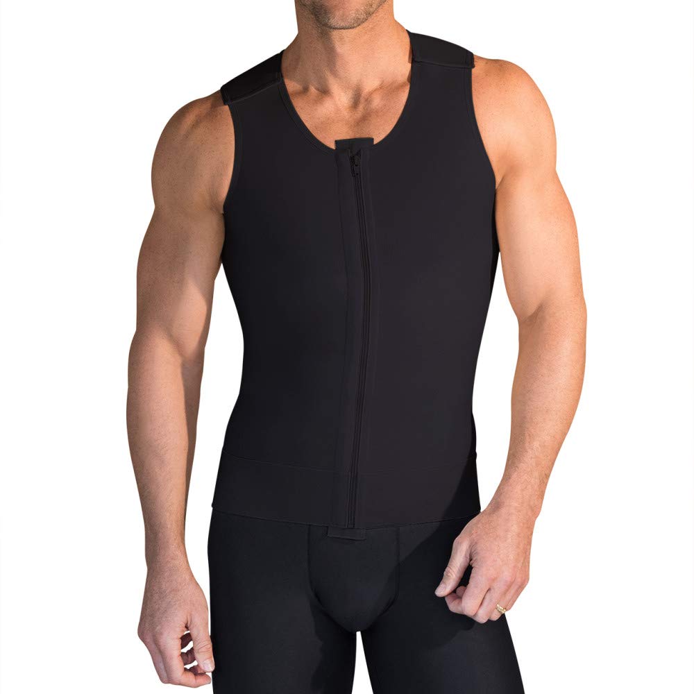MARENA MV Stage 1 Men’s Adjustable Sleeveless Compression Vest – Post-Surgery Support Garment