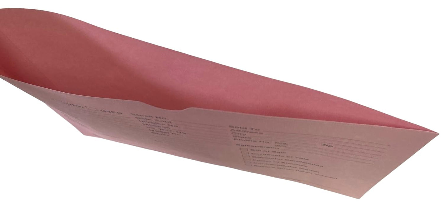 A Plus Dealer Supplies Vehicle Printed Dealer Jackets #514 DSA-546 Pink, 100 Quantity (U2T*)