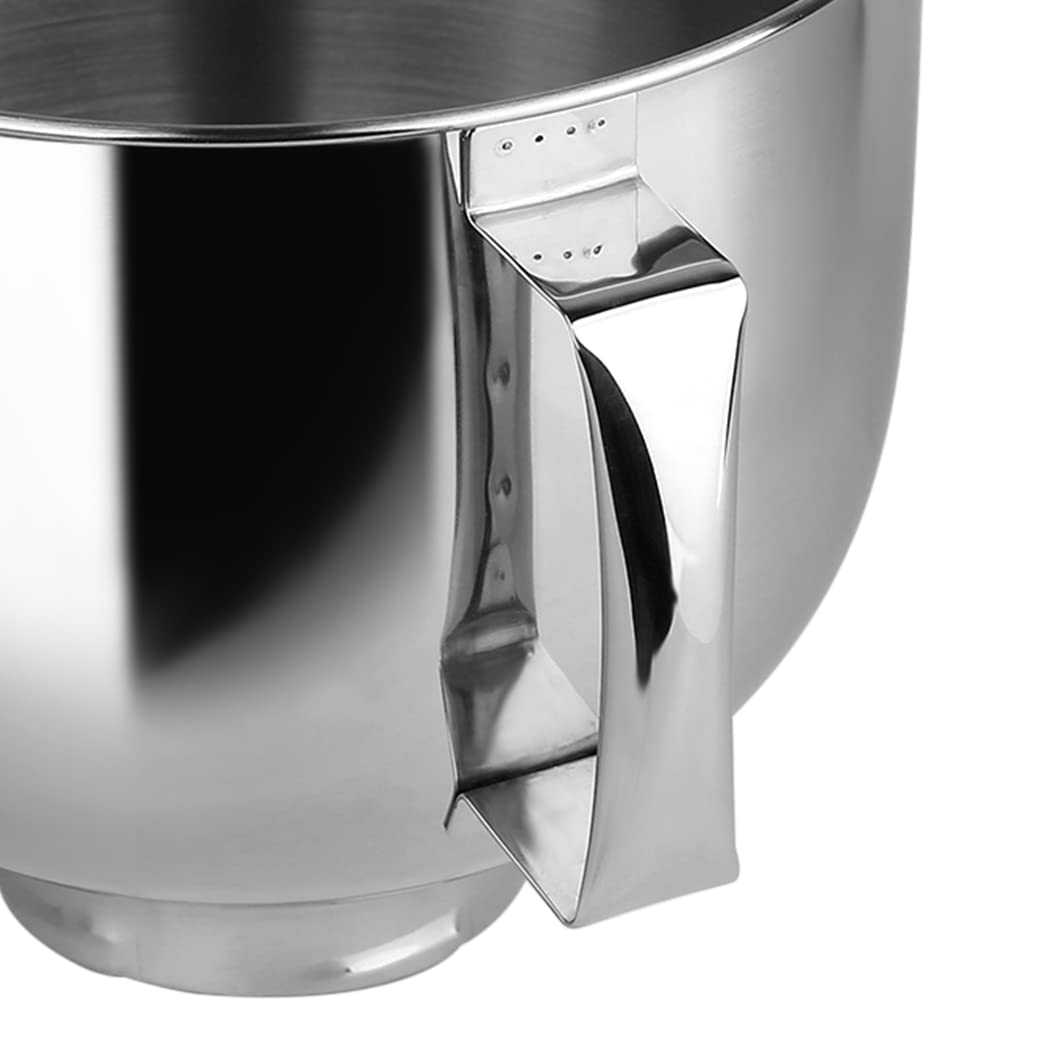 Veterger Replacement Parts Stainless Steel 5-Quart Mixing Bowl,Compatible with Cuisinart stand mixers SM-50 and SMD-50 Series