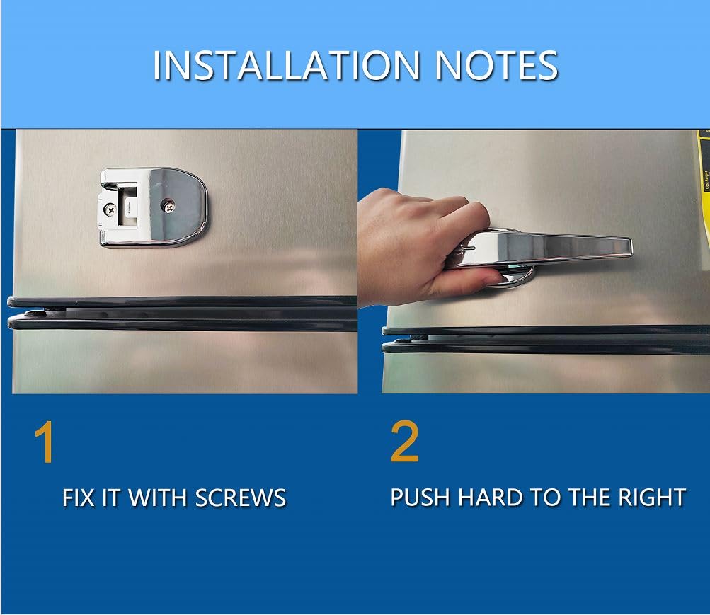 ousted Door Handle Compatible with Frigi.daire EFR751, 2 Pack