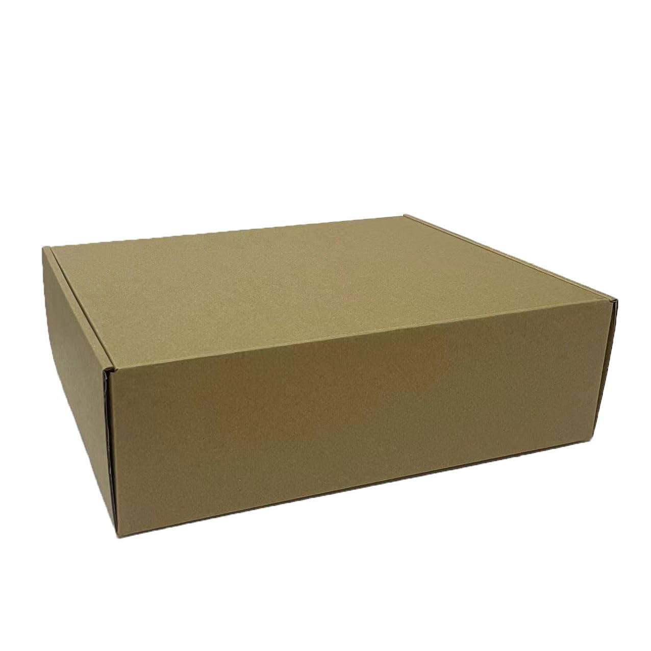 easycustomerlee 13x10x4 18pcs Small Shipping Brown Corrugated Cardboard Mailer Boxes for Packaging Small Business Craft Gifts Giving Products Storage Boxes