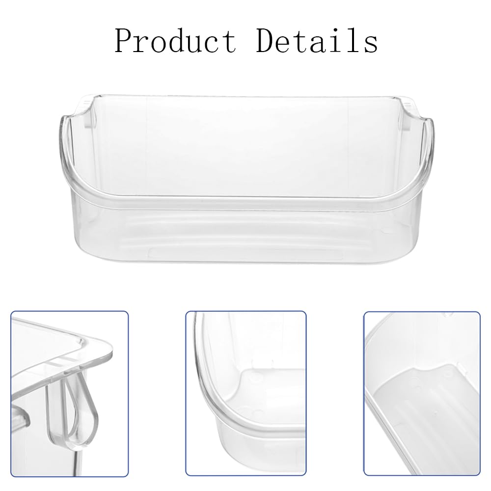Refrigerator Top Door Shelf FFSS2615TP0/1/2/3/4, FFSS2615TS0/1/2/3/5, FFSS2625TS0/1/2/3/5, LGHX2636TF0/4/5, FFSS2615TE0/1/2/3/4, LFSS2612TF0/1/2/3/4 for Frigidaire - Door Bin Replacement.(2-PACK)
