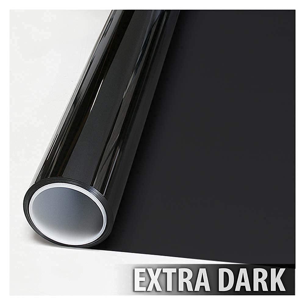 BDF NA05 Window Film Daytime Privacy and Sun Control Natural Black 5 (Very Dark) - 36in X 12ft