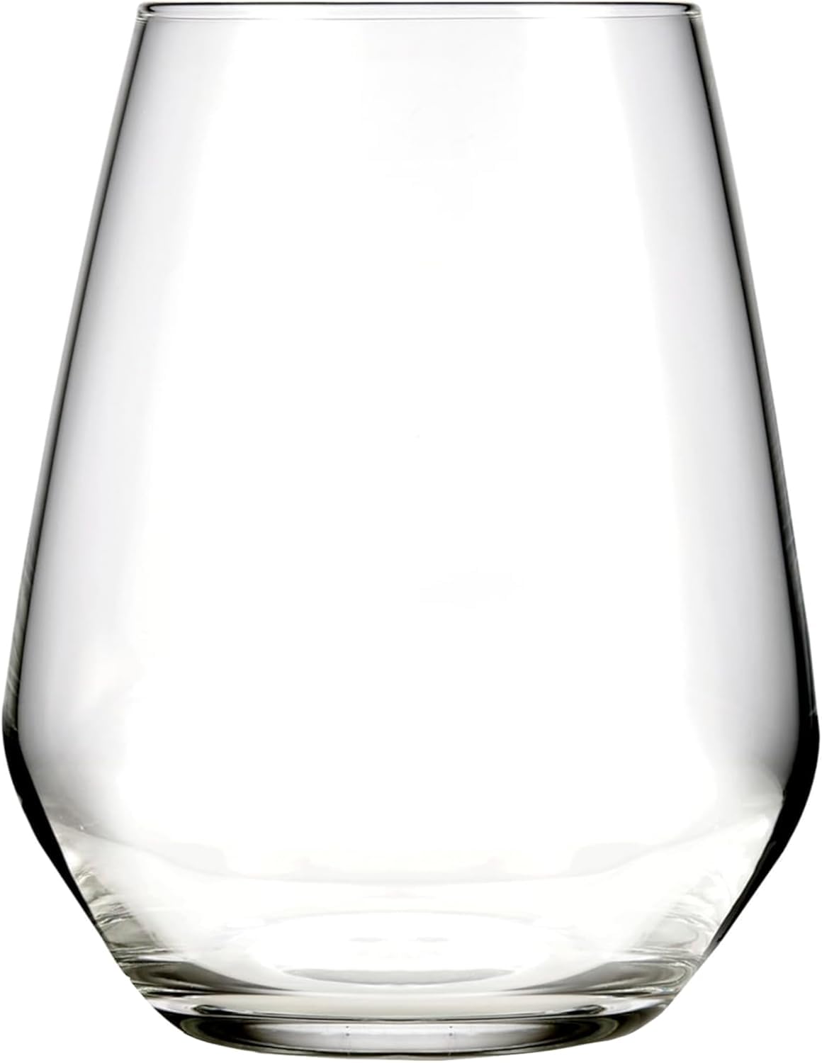 Libbey Signature Greenwich Stemless Wine Glasses Set of 6, Modern Wine Glasses for Red and White Wine, Ideal Stemless Wine Glass Set for All Occasions