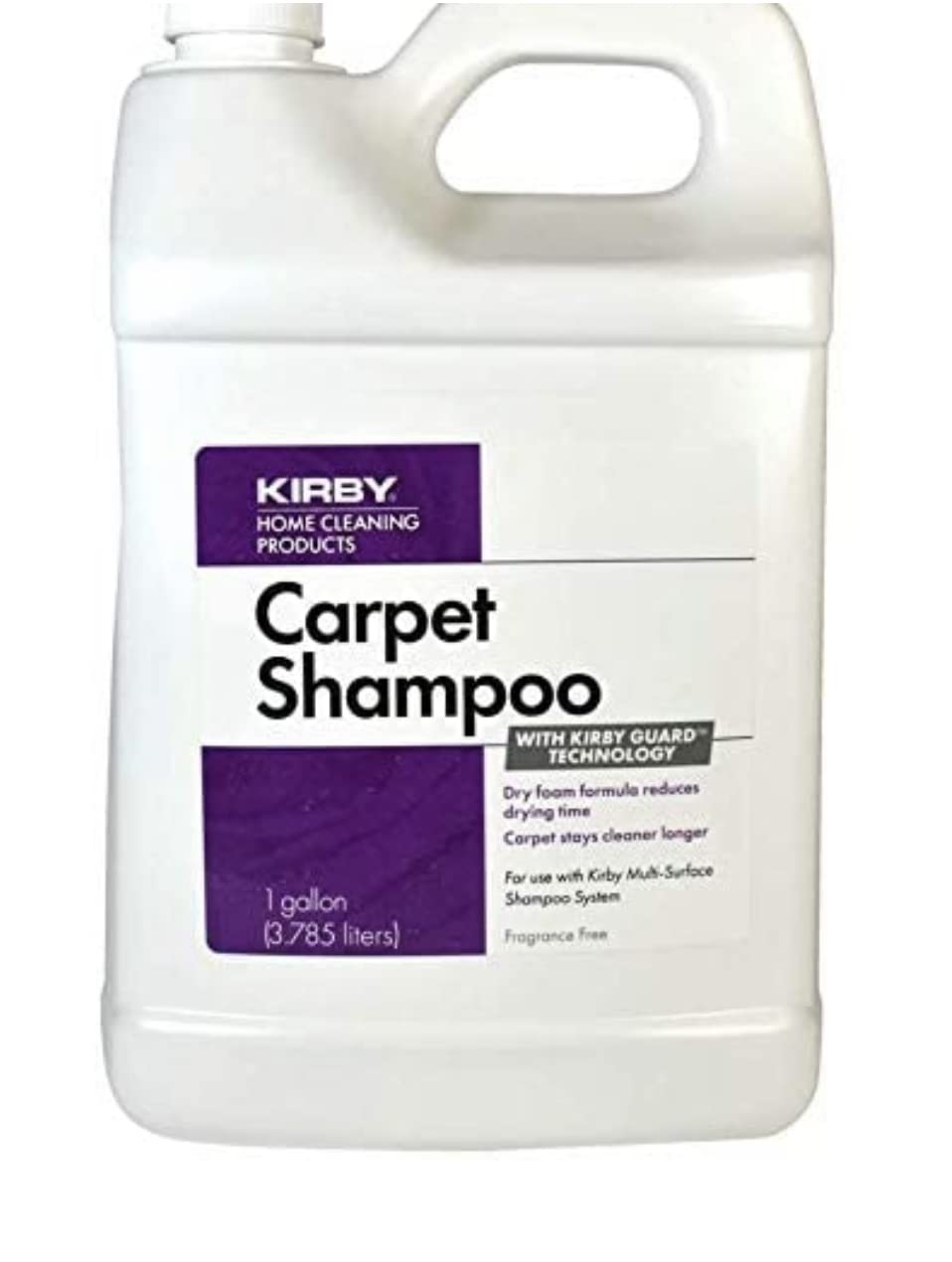 Kirby 1 Gallon Genuine Allergen Shampoo (UnScented). Use with all model Vacuum Cleaner Shampooer Systems.