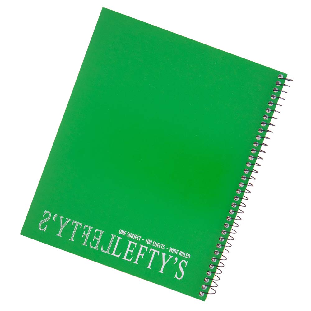 Comet School Supply Left-Handed Wide Ruled Notebooks Set of 4 Assorted Colors