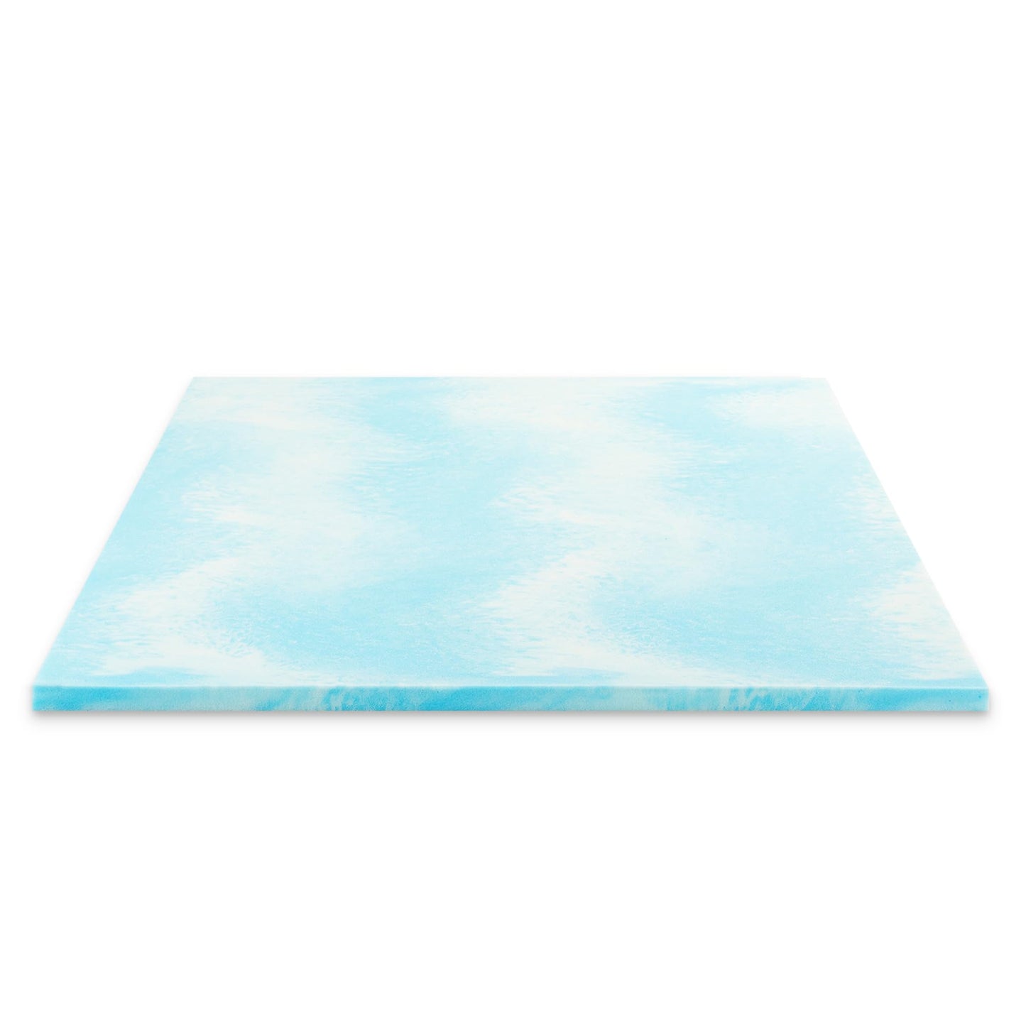 Best Price Mattress 2 Inch Swirl Gel AeroBreeze Cooling Air Flow Memory Foam Mattress Topper, Dorm Essentials, Twin