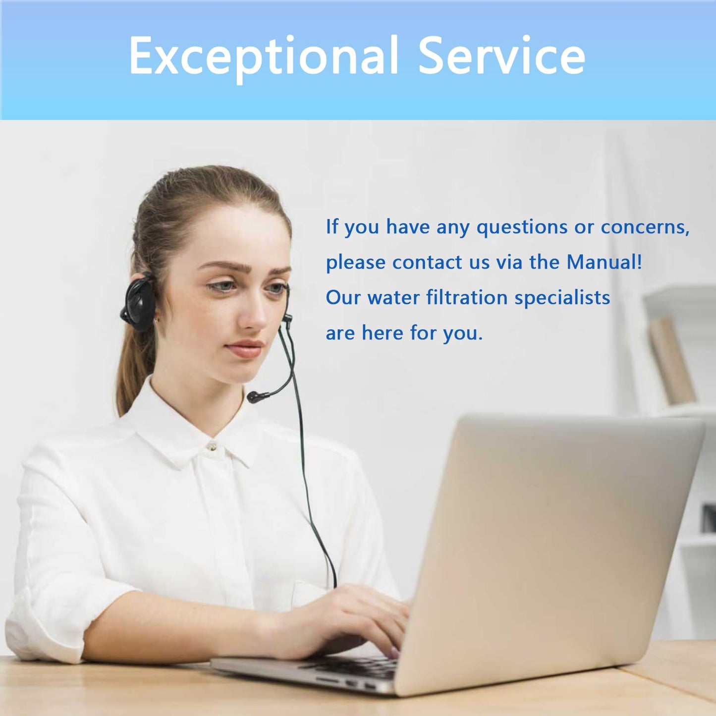 Y7/Y7P/Y7T Series 6-Month Replacement Cartridge Compatible with SimPure Y7, Y7P, Y7T, Y7P-BW, Y7P-W, Y7T-BW-A, Y7T-BW-C, Y7T-A, Y7T-C Series Water Filter, Pack of 2 Filters (1*CF, 1*RO)