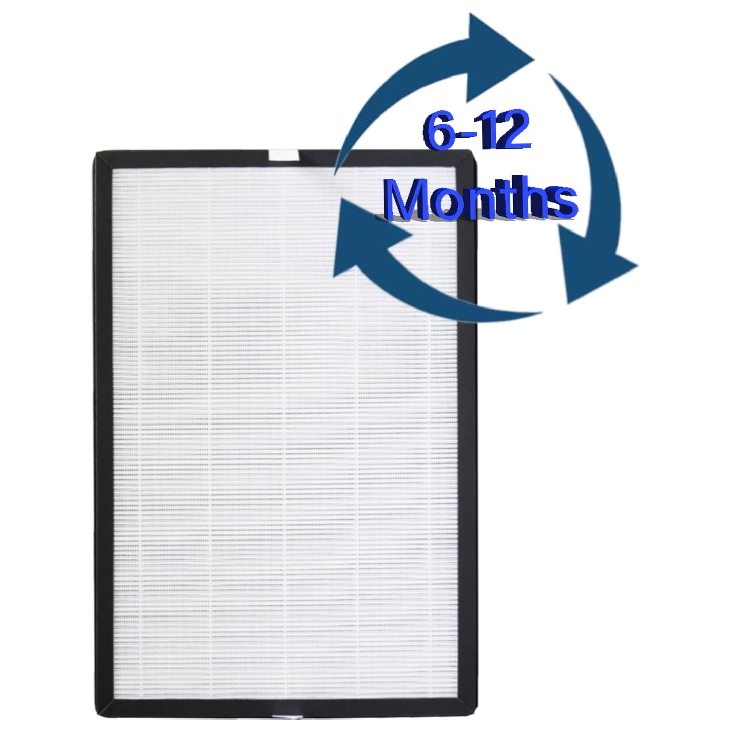2 Pack EPI-186 Replacement Filter for COLZER EPI-186 Air Purifier, H13 Ture HEPA with High Efficiency Activated Carbon and Pre-filter