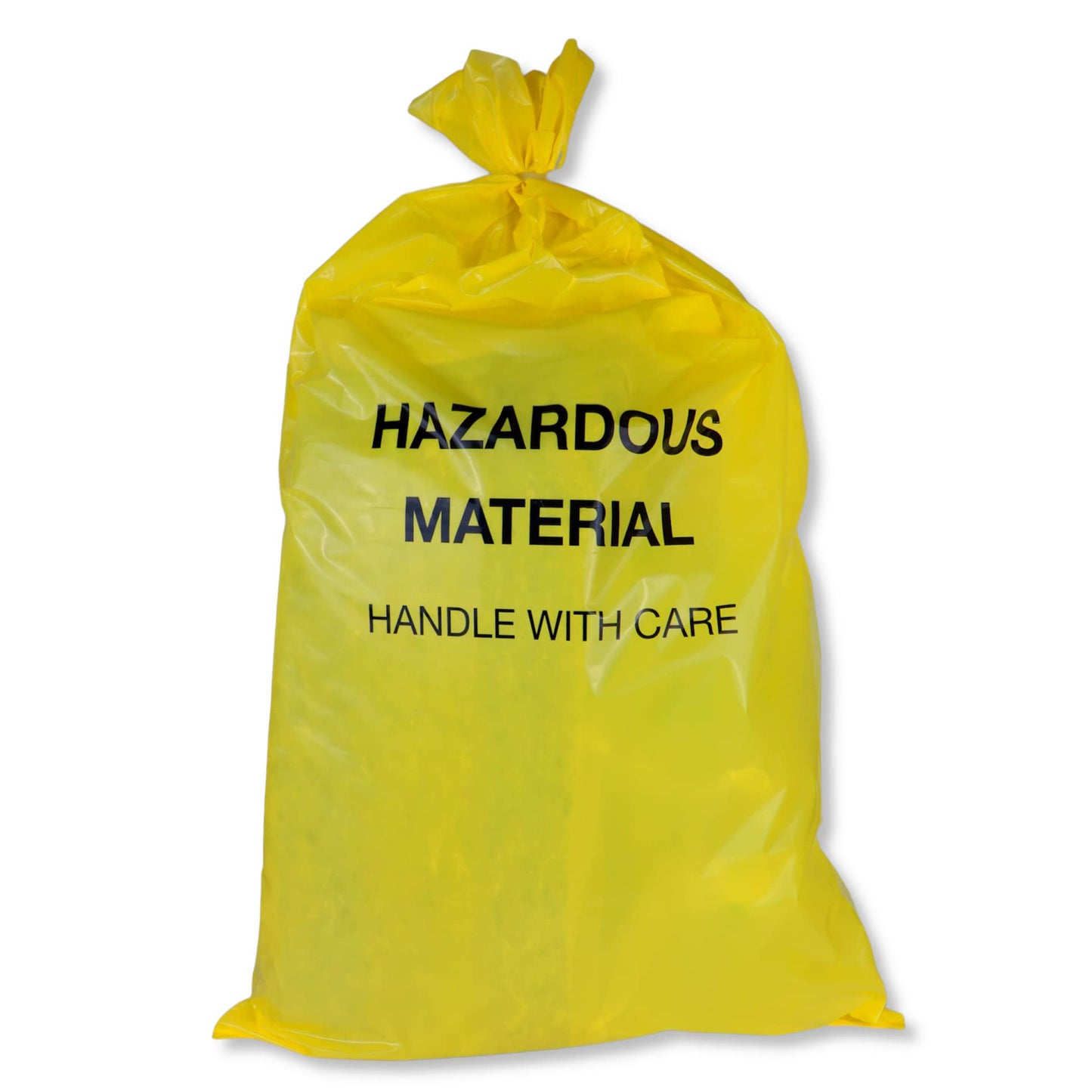 10-Gallon Hazardous Waste Bags (24 pack, Yellow) w/Twist Ties – 17” Wide x 30” Tall, 4 mil Thickness – Pack of 24! Made in the USA!