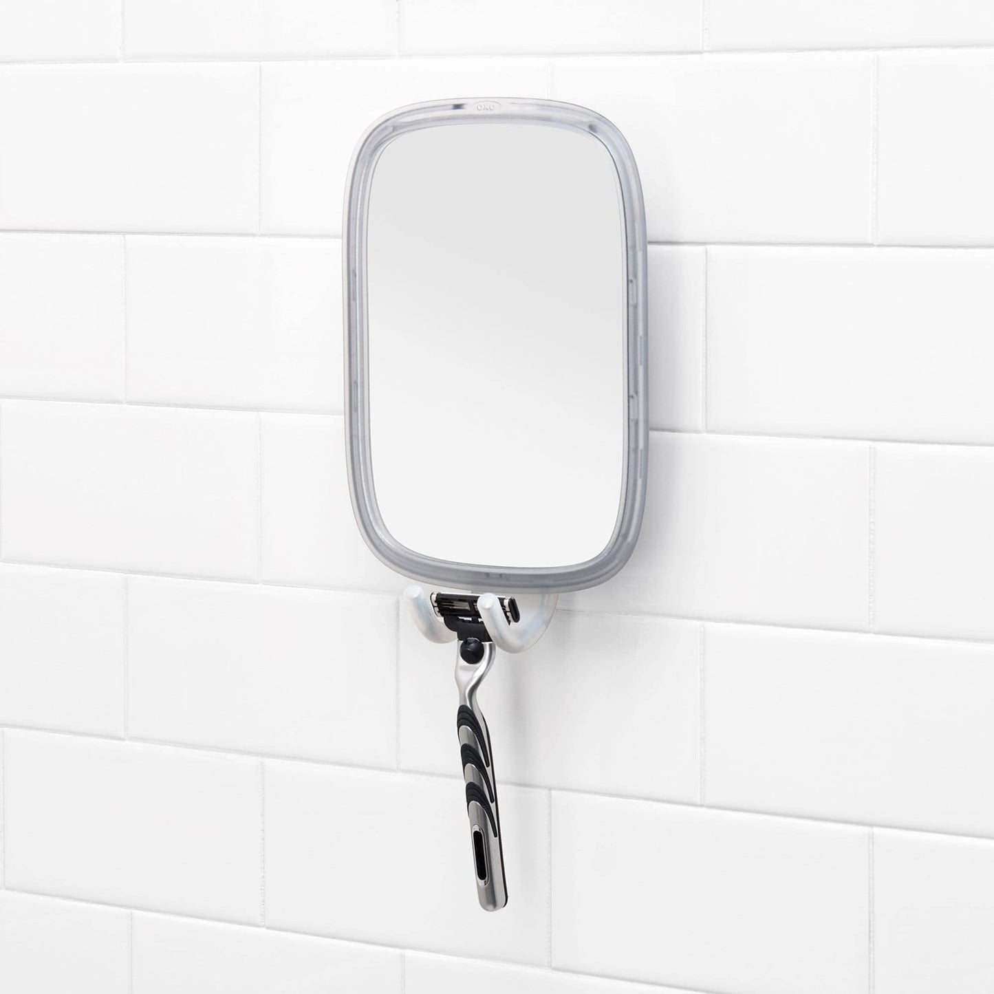 OXO Good Grips Suction Fogless Mirror 3" L x 7.2" W x 13.2" H
