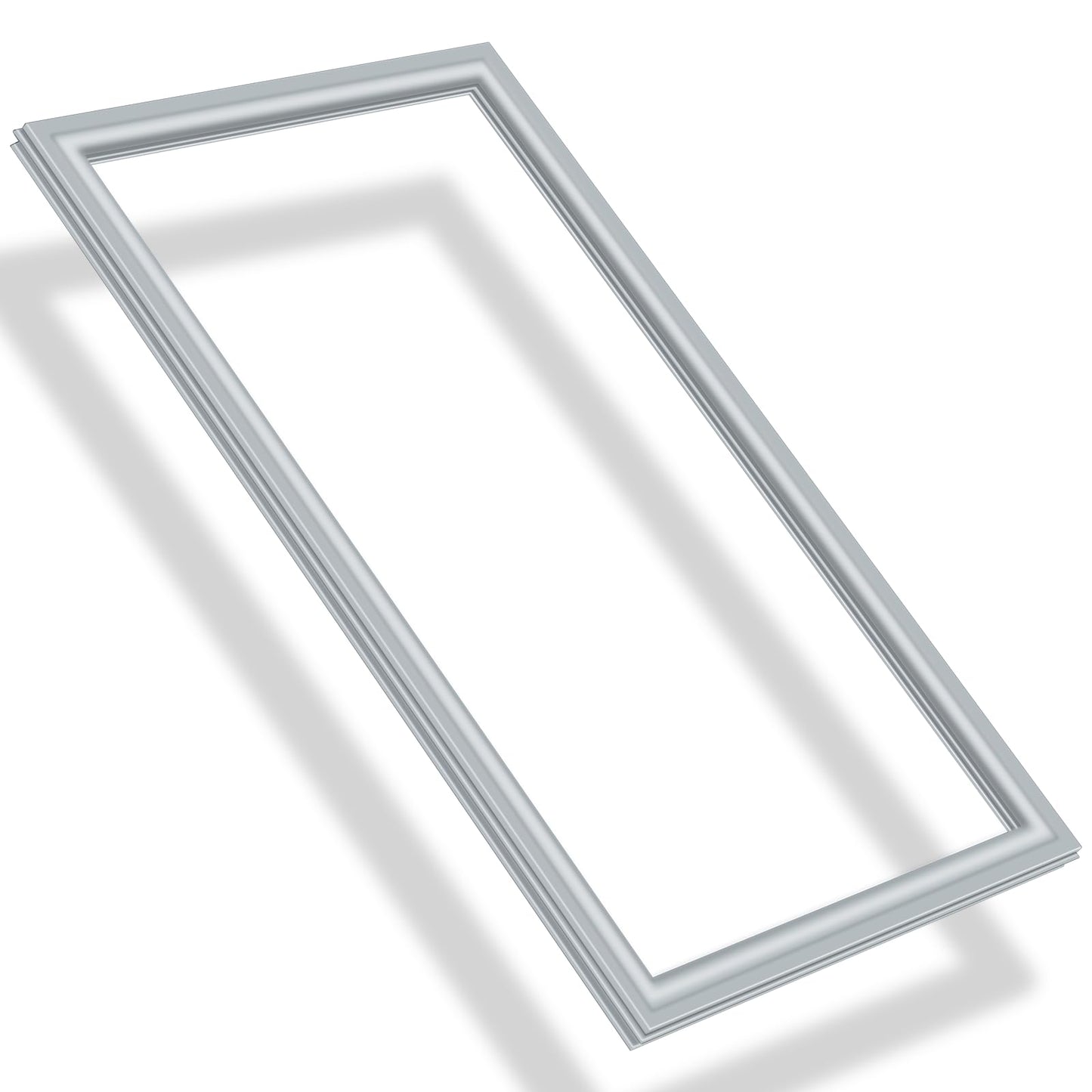 Upgrade 21.06"x34.25" WPW10714545 W10714545 Freezer Door Gasket Compatible for Kenmore Kitchen Aid and Whirlpool Freezer Door Seal EAP11757265 W10191103 W10443322 W10714545 PS11757265 AP6023917 White