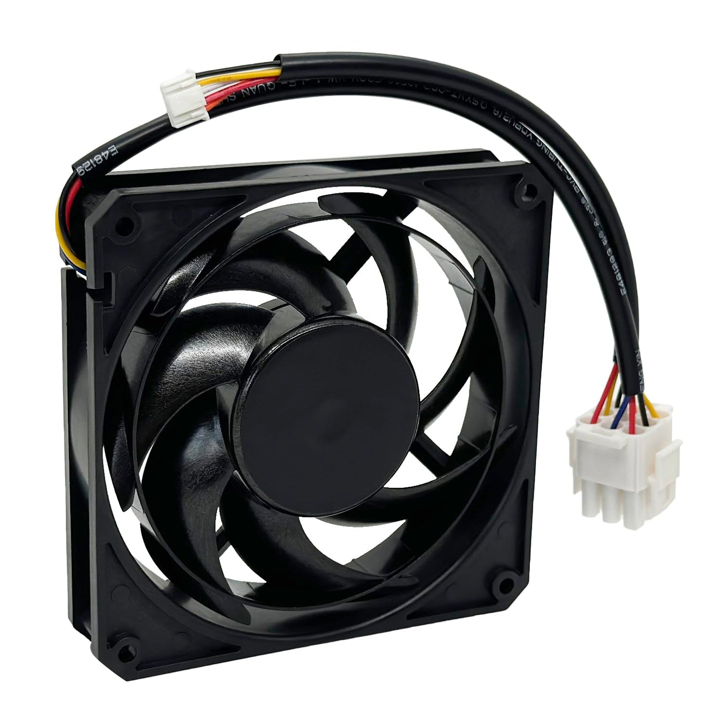 JFQWLE WR60X10358 Fan Condensor for GE Refrigerator Replaces WR60X10339, Fit for CFE28TSHBSS CFE28TSHCSS GFE29HS etc. DC 13.6V 0.1A Freezer Evaporator Fan