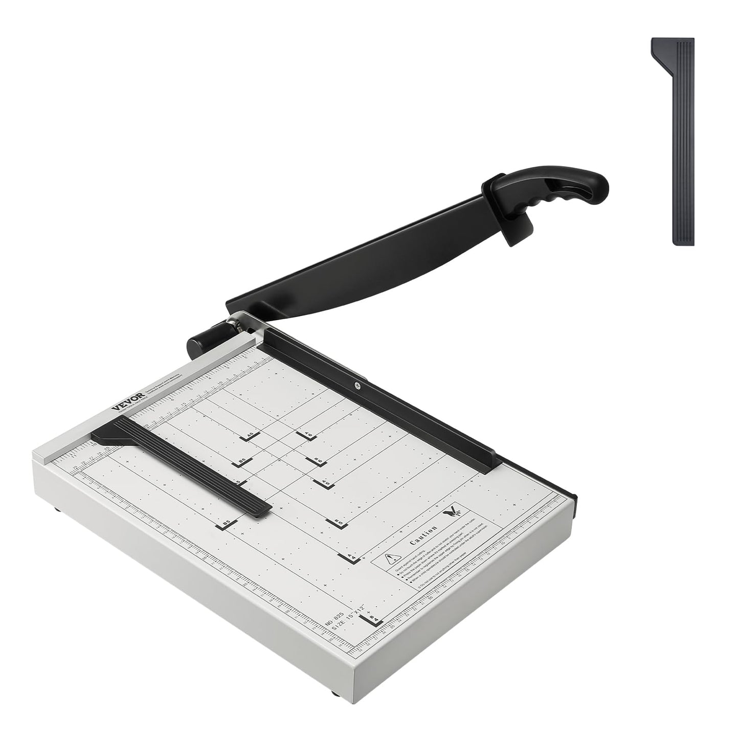 VEVOR Paper Cutter, Guillotine Trimmer, 15" Cut Length, 16 Sheets Capacity, Heavy Duty Guillotine Paper Cutter with Guard Rail/Blade Lock for Cardstock/Cardboard, Paper Trimmer for Home Office School