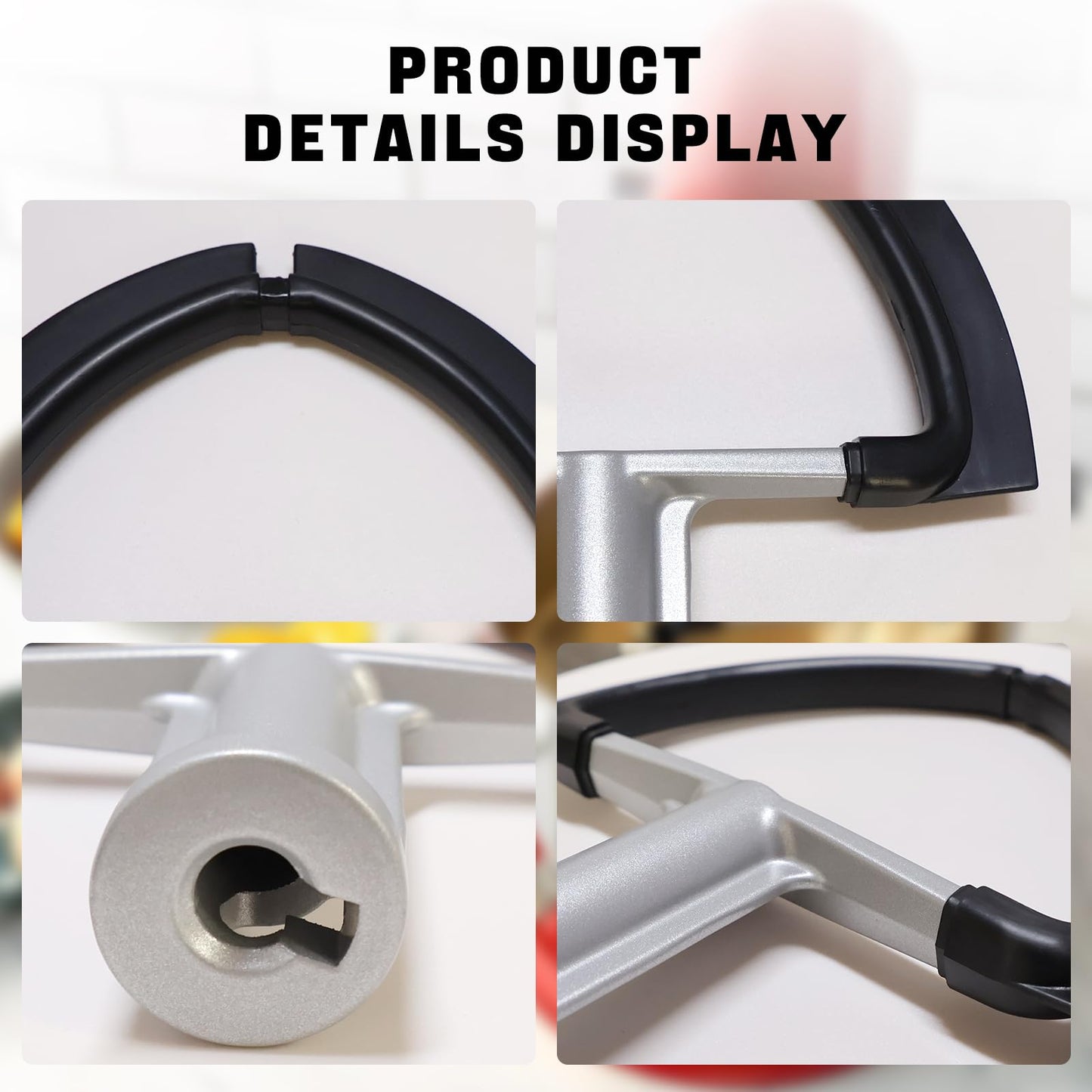 KDF7B Double Flex Edge Beater Compatible with KitchenAid Bowl-Lift Stand Mixers KDF7B Flex Edge