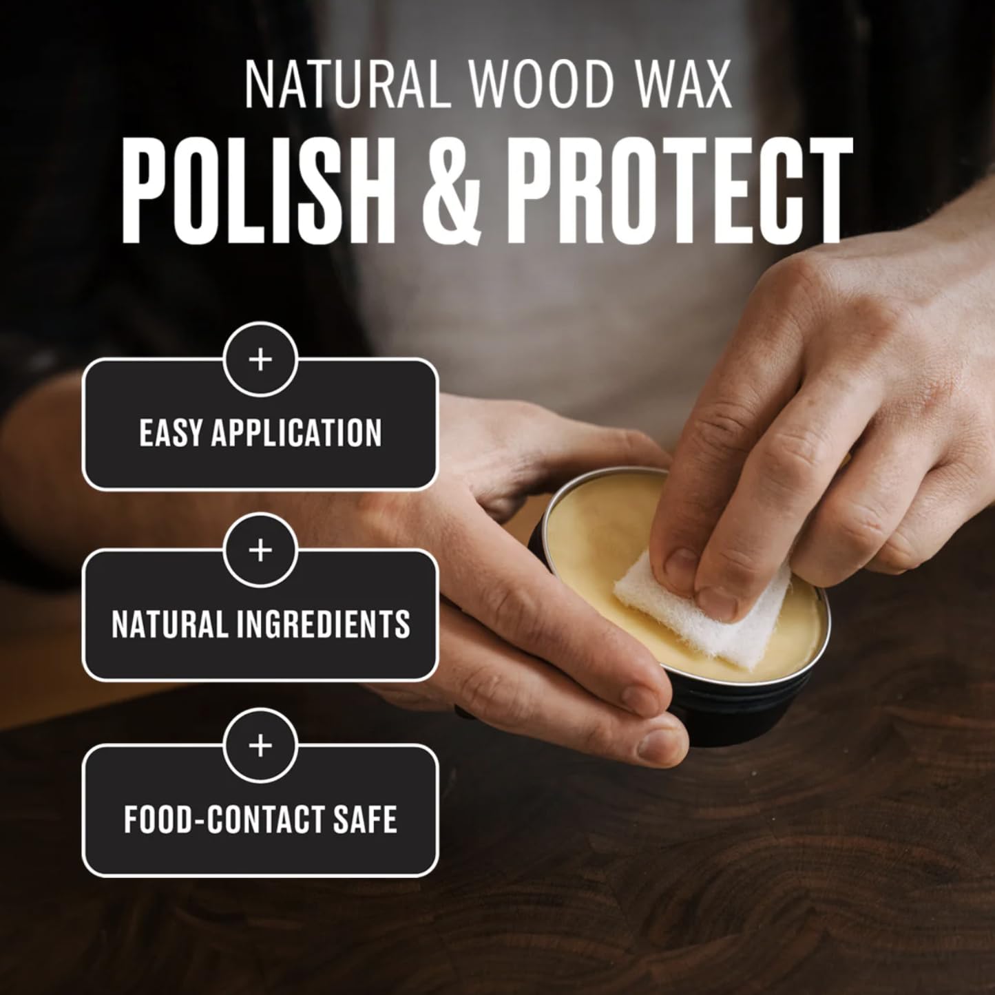 WALRUS OIL - Cutting Board Oil and Wood Wax Set. For Cutting Boards, Butcher Blocks, Wooden Spoons, and Bowls. 100% Food-Safe.