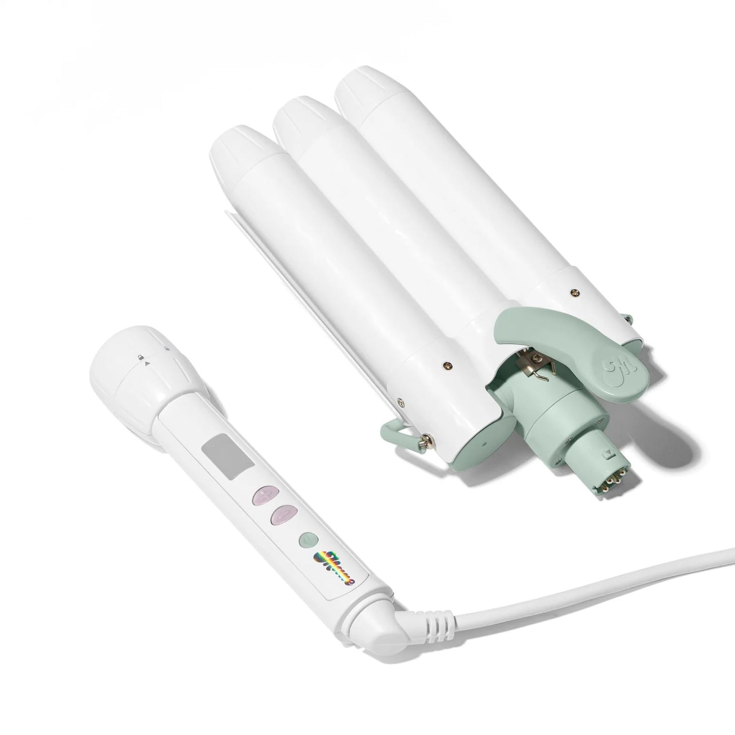 Mane Mane-tain the Waves Hair Kit - 1.25" Waver Styling Attachment + Power Bottom Base for Hair Styling Attachments (2 Count)