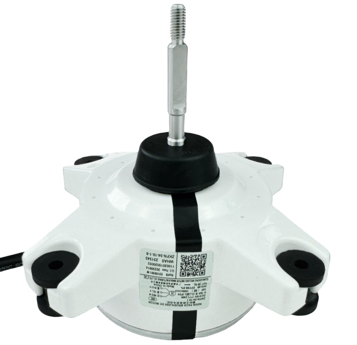 ZKFN-34-10-1 Air Conditioner Control Motor Brushless DC Motor DC310V 34W 0.16A 1000r/min,Variable Frequency air Conditioning External Fan Replacement Parts,Connector: 3-Wire,Rot:CW