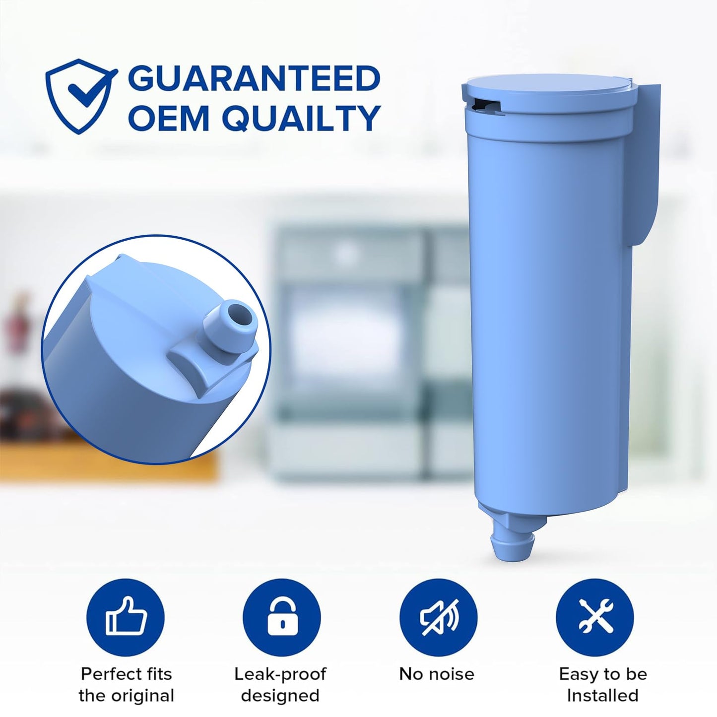 P4INKSFLTR Replacement for GE Profile Opal Scale Inhibiting Filter, Compatible with GE Profile Opal Nugget Ice Maker (2 Pack)