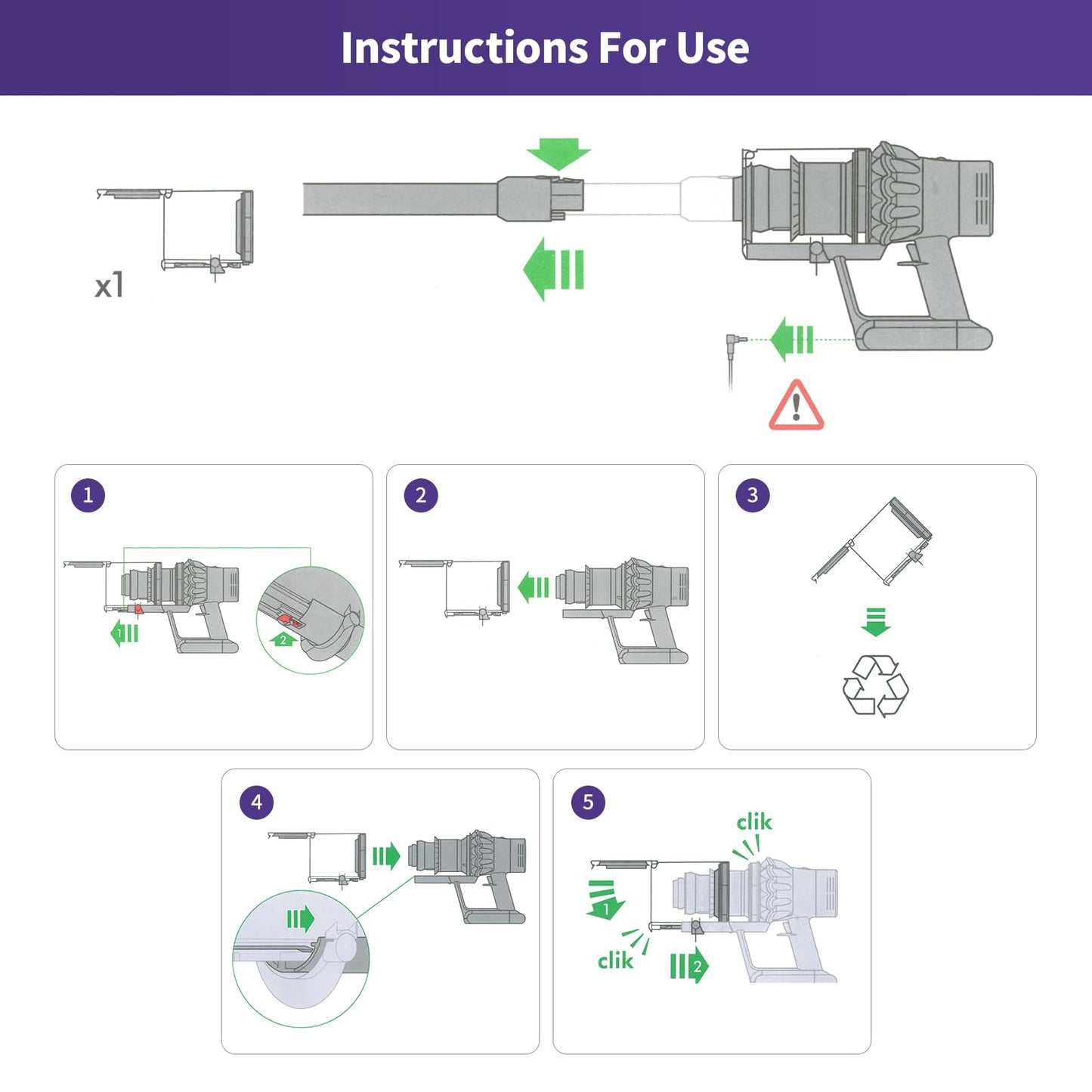 Upgraded Dust Bin Replacement Compatible With Dyson V10 SV12 Animal and Absolute Models Only,Canister Bin for Part No.969509-01 with 1 HEPA Filter