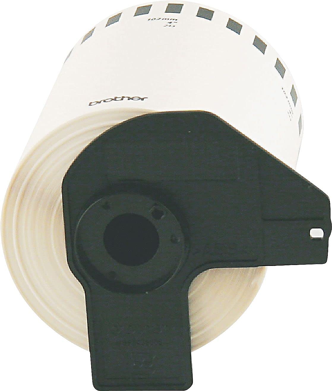 Brother Genuine DK-2243 Continuous Length Black on White Paper Tape for Brother QL Label Printers, 4" x 100' (101mm x 30.4M), 1 Roll per Box, DK2243