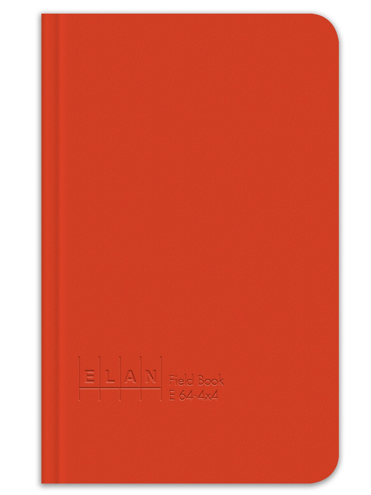 Elan Publishing Company E64-4x4 Field Surveying Book 4 ⅝ x 7 ¼, Bright Orange Cover (Pack of 6)
