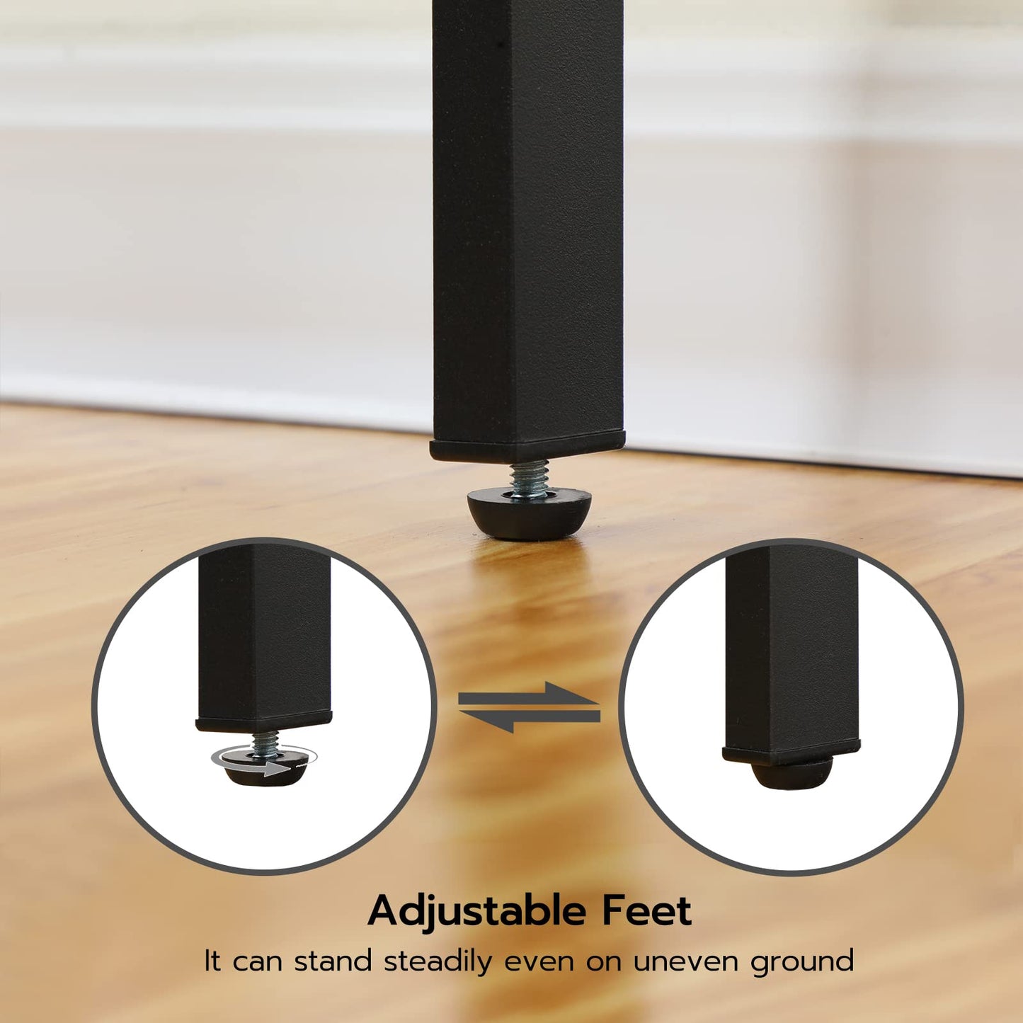 HOOBRO Over The Toilet Storage, 3-Tier Bathroom Organizer Shelf Over Toilet, Freestanding Bathroom Storage Shelves, Space Saver, Easy to Assemble for Room, Rustic Brown and Black BF41TS01