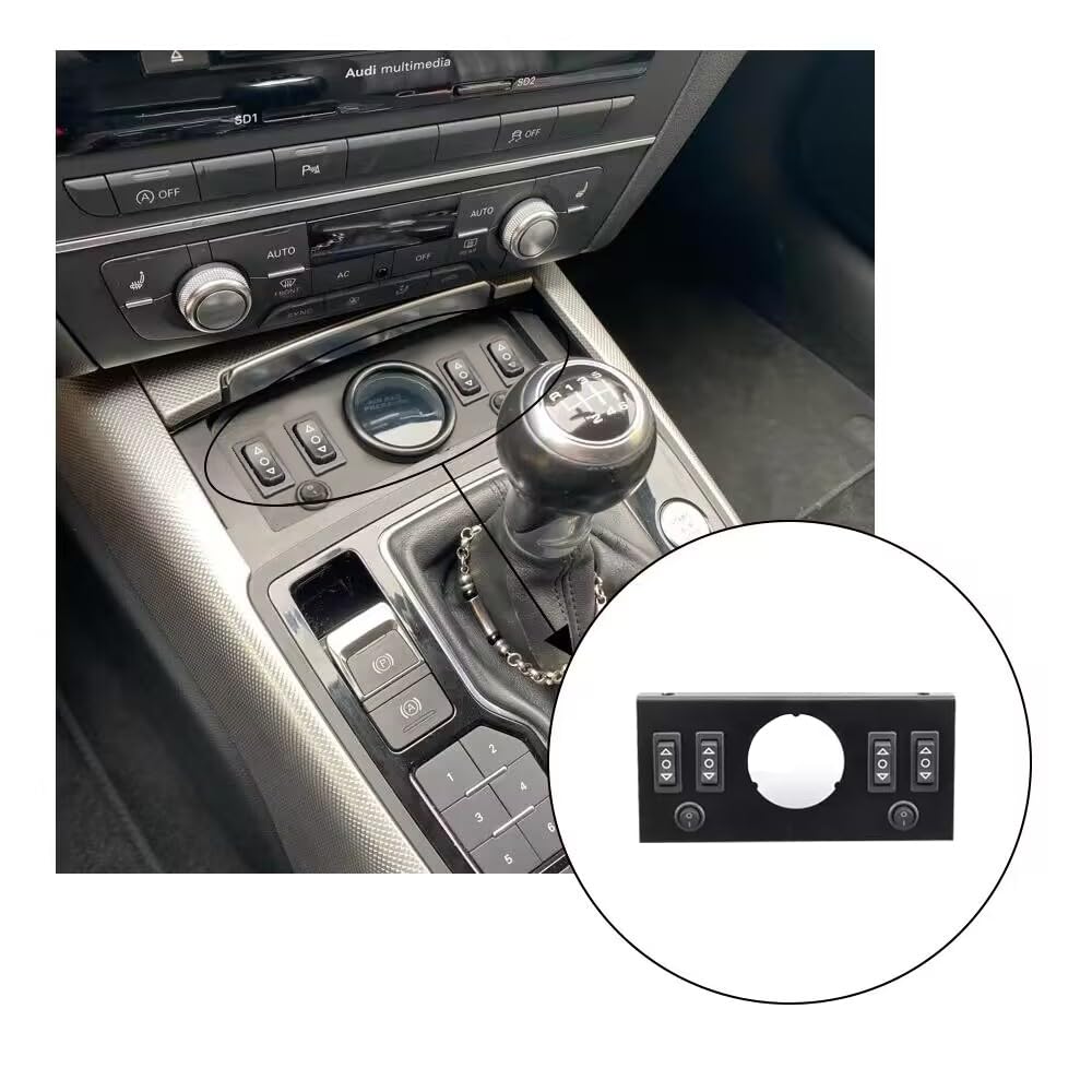 12V Solenoid 8-Valve Air Ride Suspension Manifold Valve with Control Panel Ship Type Switch, Equipped with Five Display air Pressure Gauge red