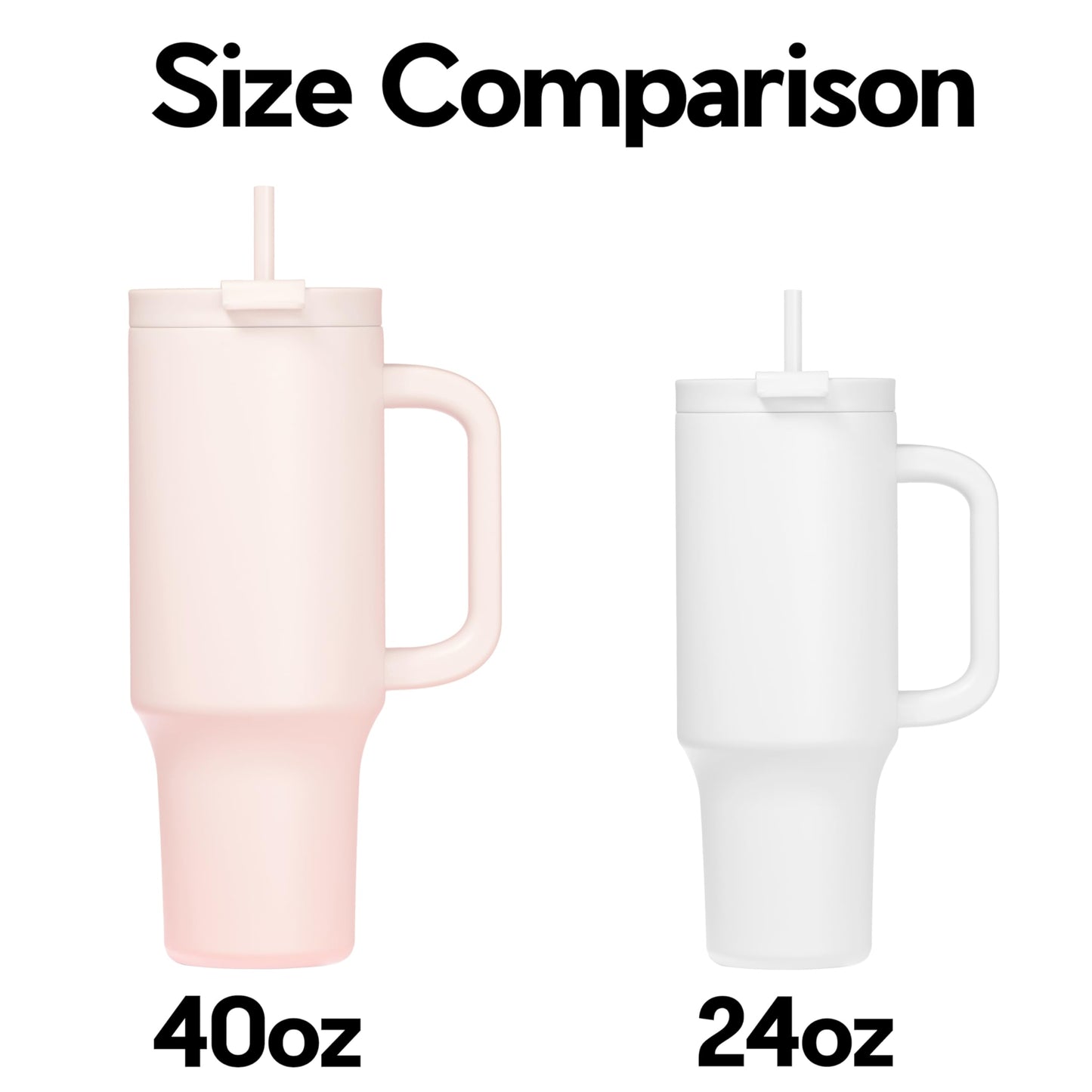Violet & Gale Gigi Gifts For Grandma - Retro Collection - 40oz Insulated Tumbler with Handle, Gigis Water Bottle for Mothers Day, In My Era Cup