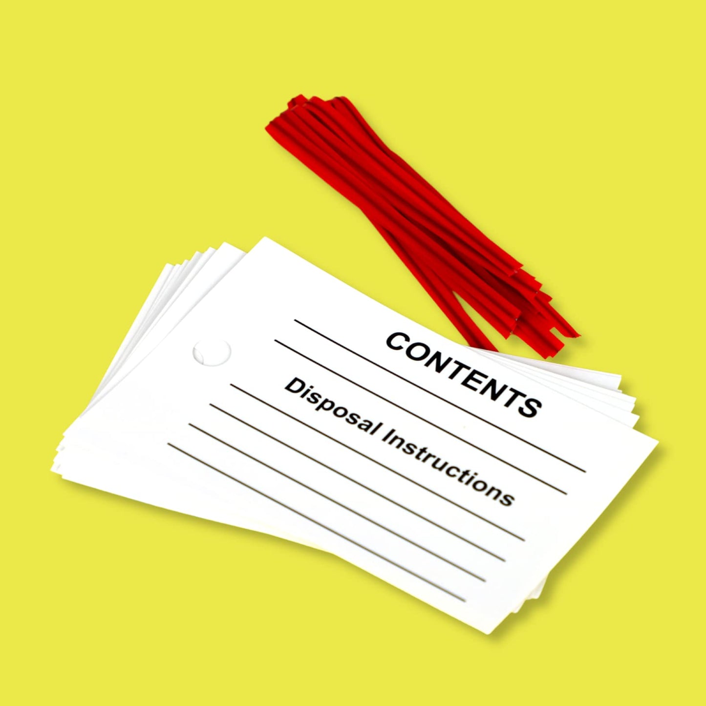 10-Gallon Hazardous Waste Bags (24 pack, Yellow) w/Twist Ties – 17” Wide x 30” Tall, 4 mil Thickness – Pack of 24! Made in the USA!