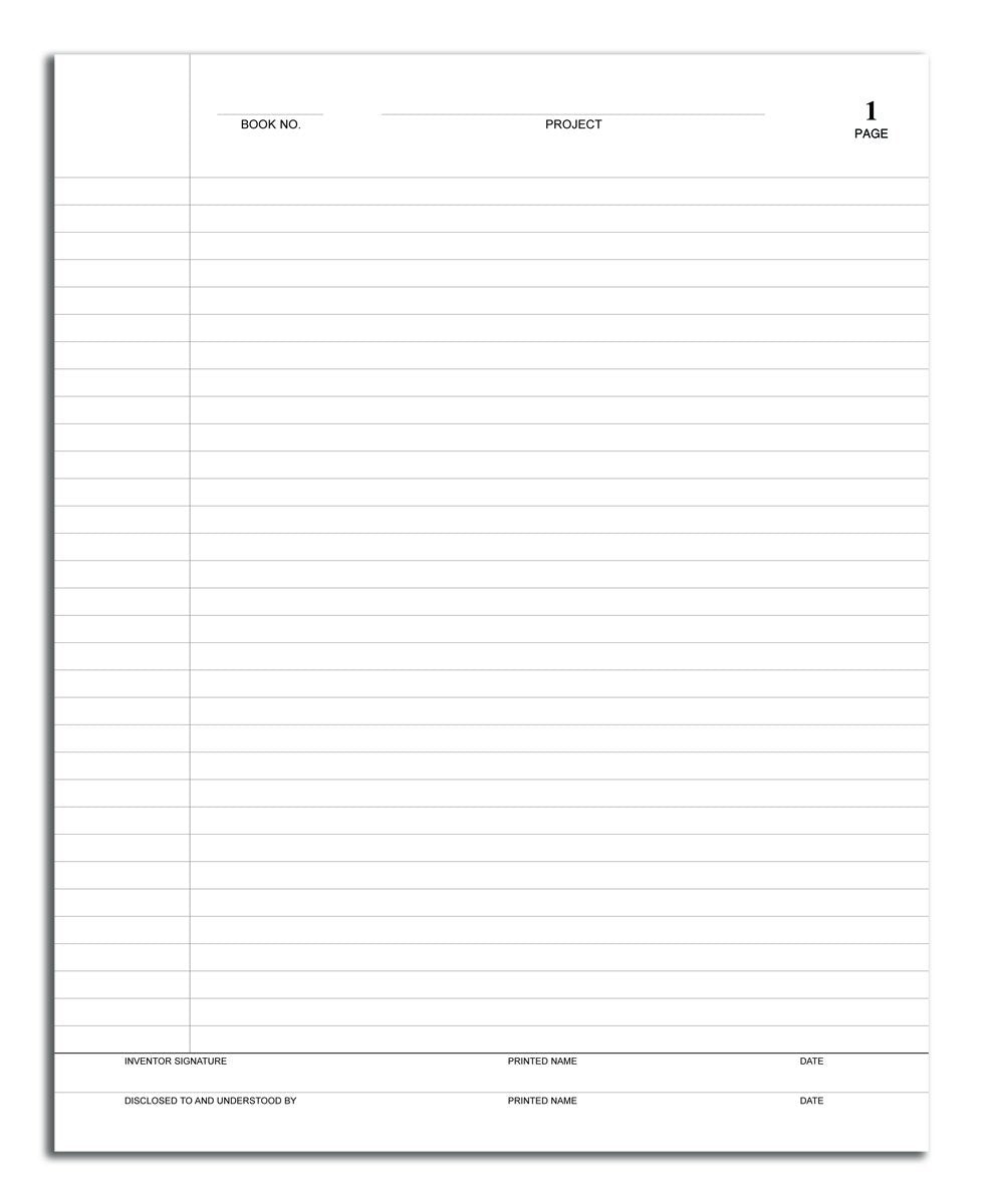 BookFactory Lab Notebook Laboratory Notebook - Professional Grade - 168 Pages, 8'' x 10'' (Ruled Format) Cover is Black and Burgundy Imitation Leather, Section Sewn Hardbound (Made in USA)