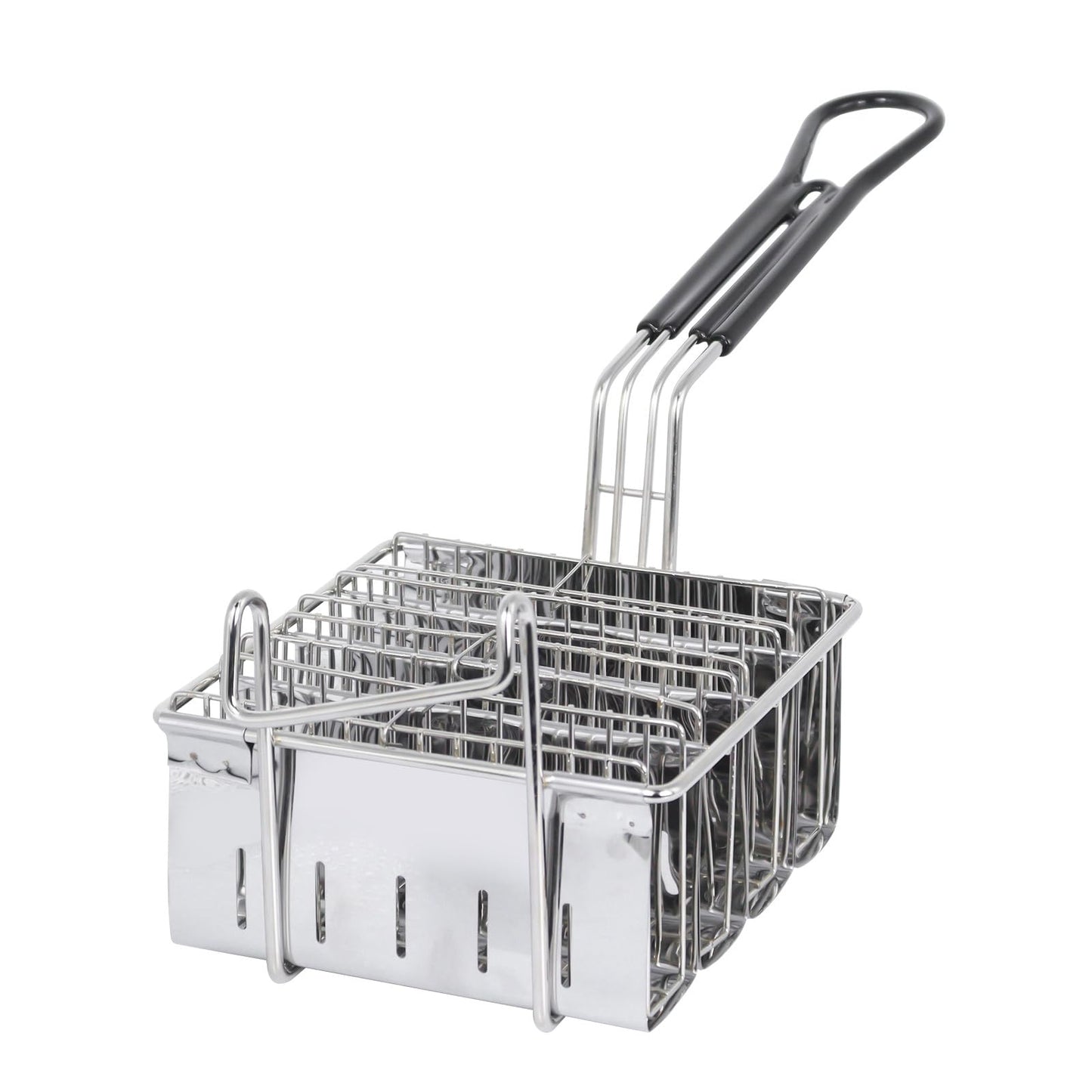 4 Shells Taco Fryer Basket Stainless Steel Taco Fryer Holds Kitchen Deep Fry Basket with Handle Flat Bottom Frying Shell Mold