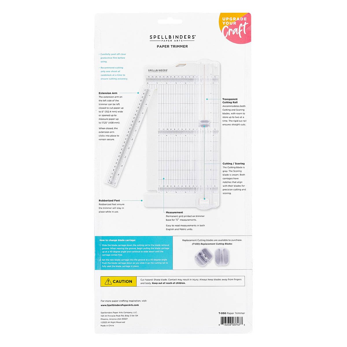 Spellbinders T-050 12" Paper Trimmer & Scorer