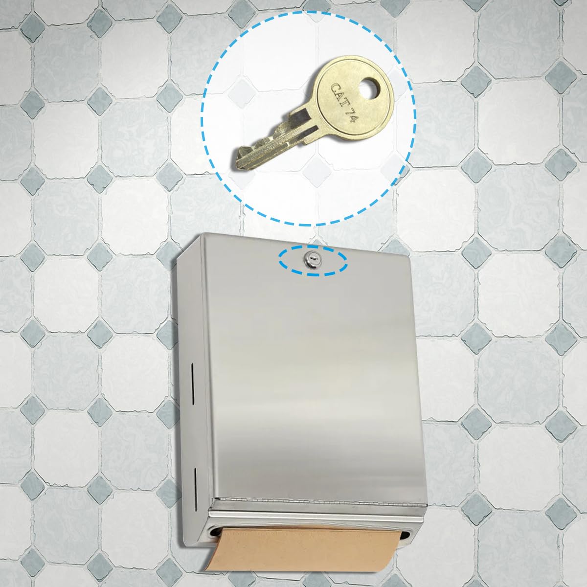 (29) Master Dispenser Key Set - for Most Popular Paper Towel & Toilet Paper & Soap Dispensers