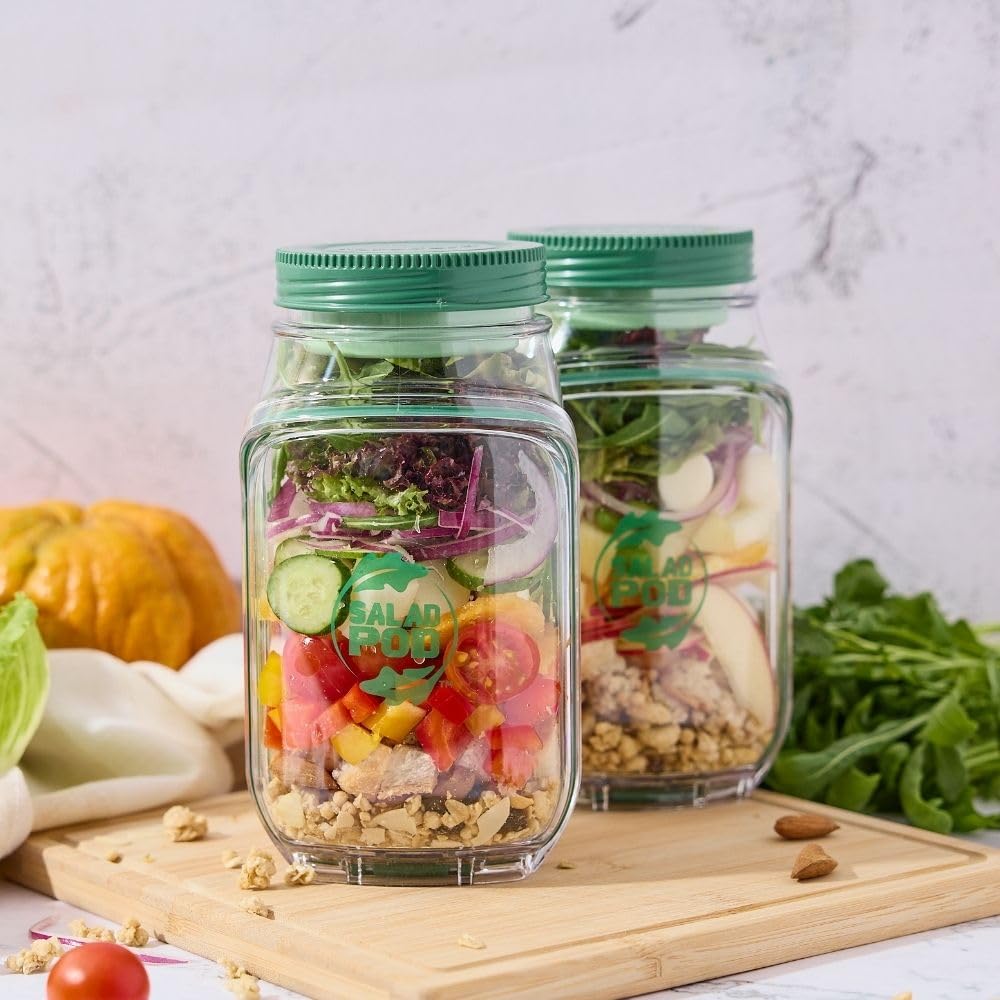 Prepara The Original Salad Pod, 4.5 Cups, Green