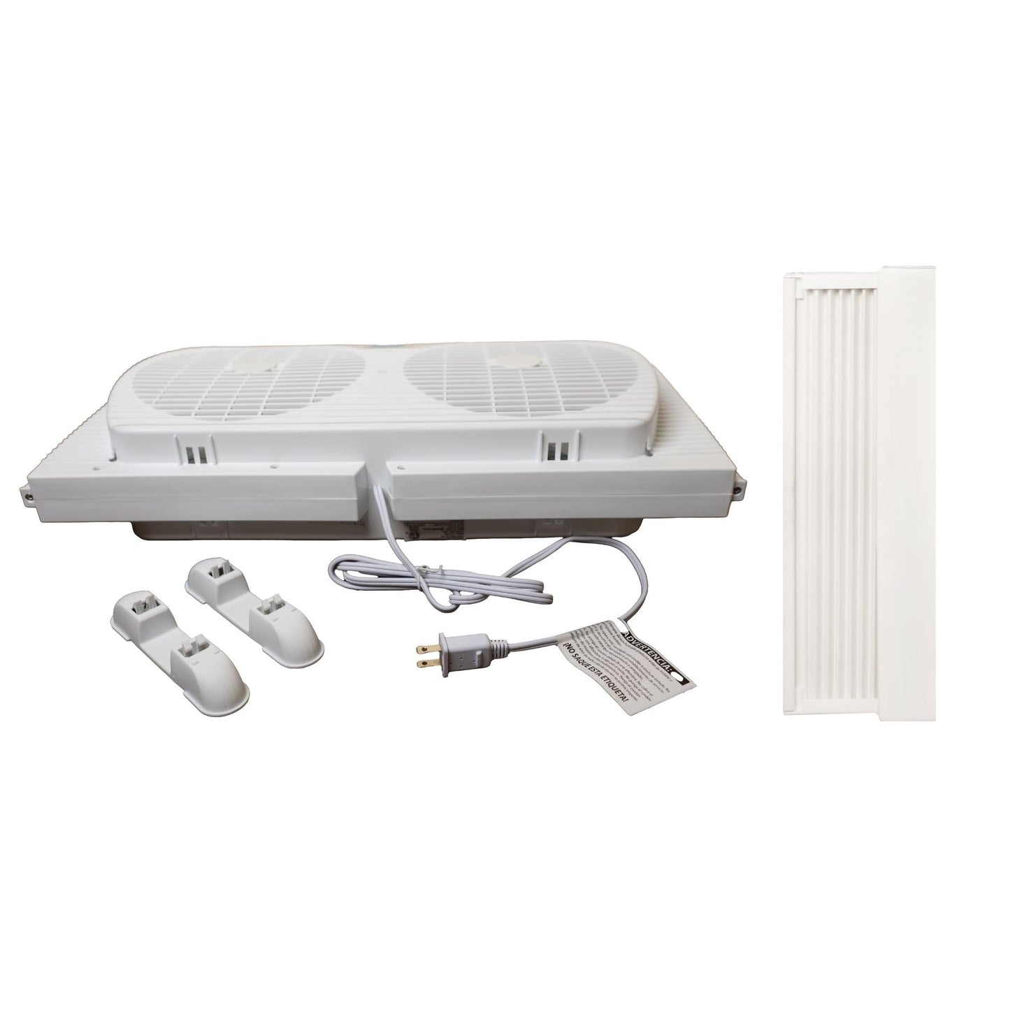 Seasons Comfort Twin Window Fan, Reversible Airflow Control, 9 Inch, 2 Speeds, Expandable, Exhaust, Dual Fan - Ideal for Home, Kitchen, Bedroom & Office