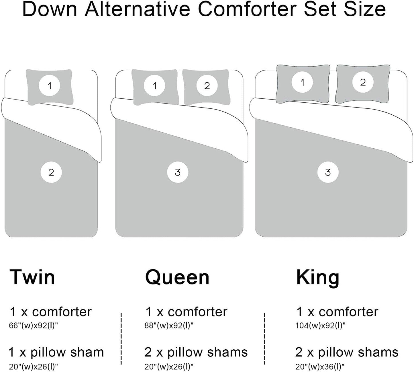 downluxe Lightweight Plaid Comforter Set (Queen) with 2 Pillow Shams - 3-Piece Set - Red/Black Plaid - Down Alternative Reversible Comforter