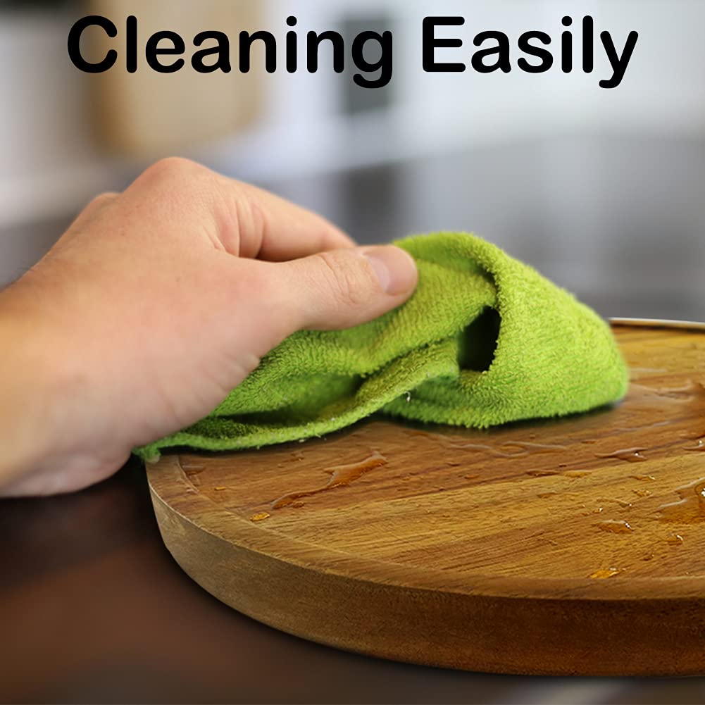 16" Acacia Wood Lazy Susan Organizer Kitchen Turntable for Cabinet Pantry Table Organization